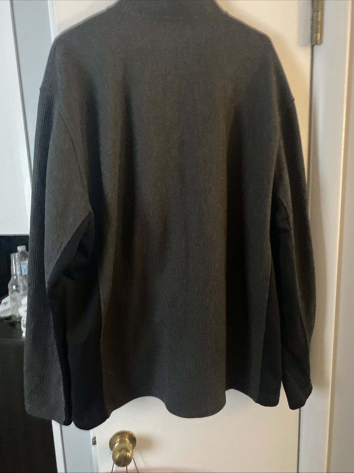 IZOD Advantage Performance Natural Stretch 2XL Full Zip Sweatshirt Jacket Gray