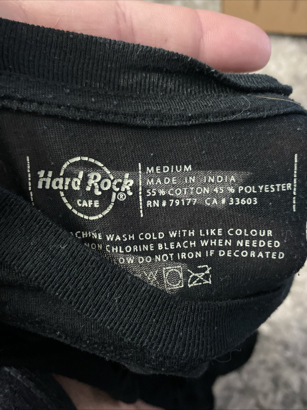 Hard rock Café size medium T-shirt short sleeve black