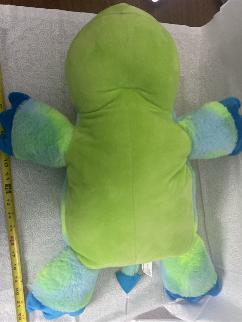 Peek-A-Boo Plush Dragon Stuffed Animal 22’’ Blue And Green Fantasy Castle Magic