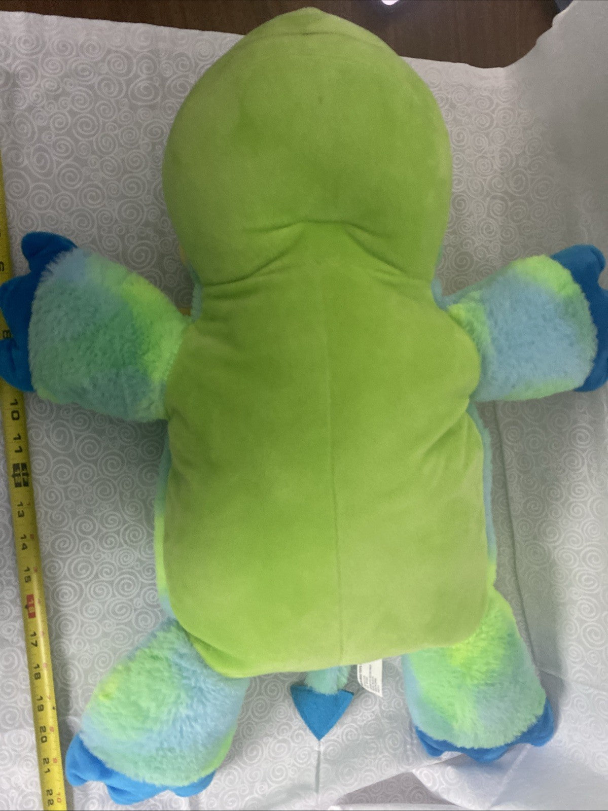 Peek-A-Boo Plush Dragon Stuffed Animal 22’’ Blue And Green Fantasy Castle Magic