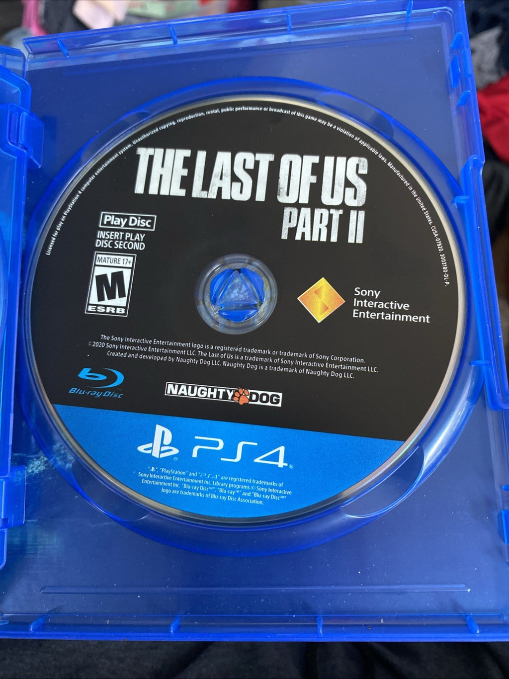 The Last of Us Part II PS4 Action Adventure Game Complete Disc Set Sony
