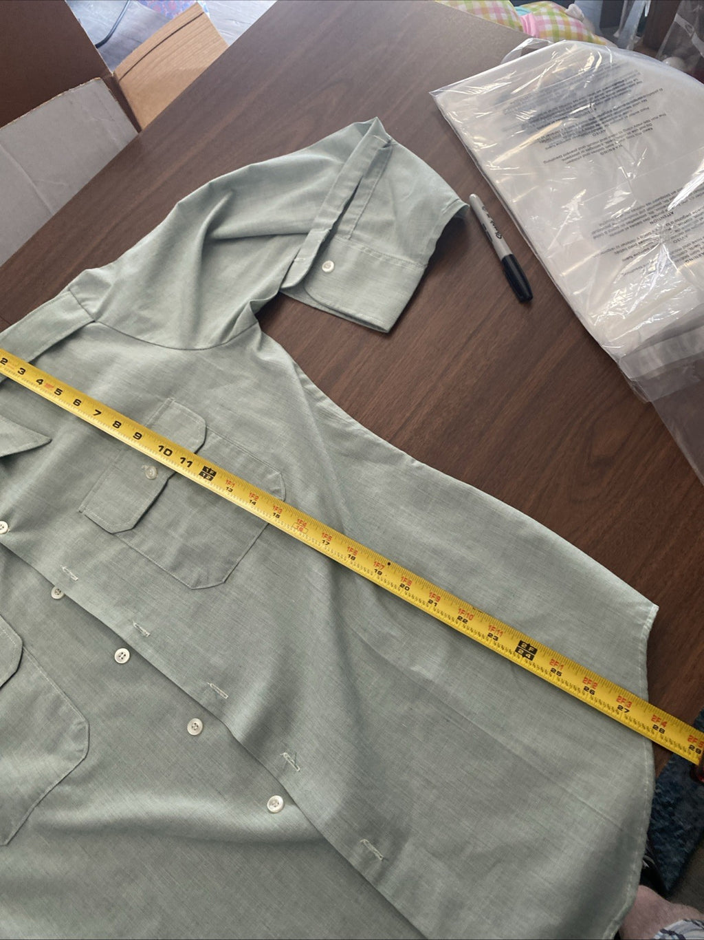 US Army issue Garrison Long Sleeve Shirt Size 15 1/2 x 33 8405-01-077-5033 Class