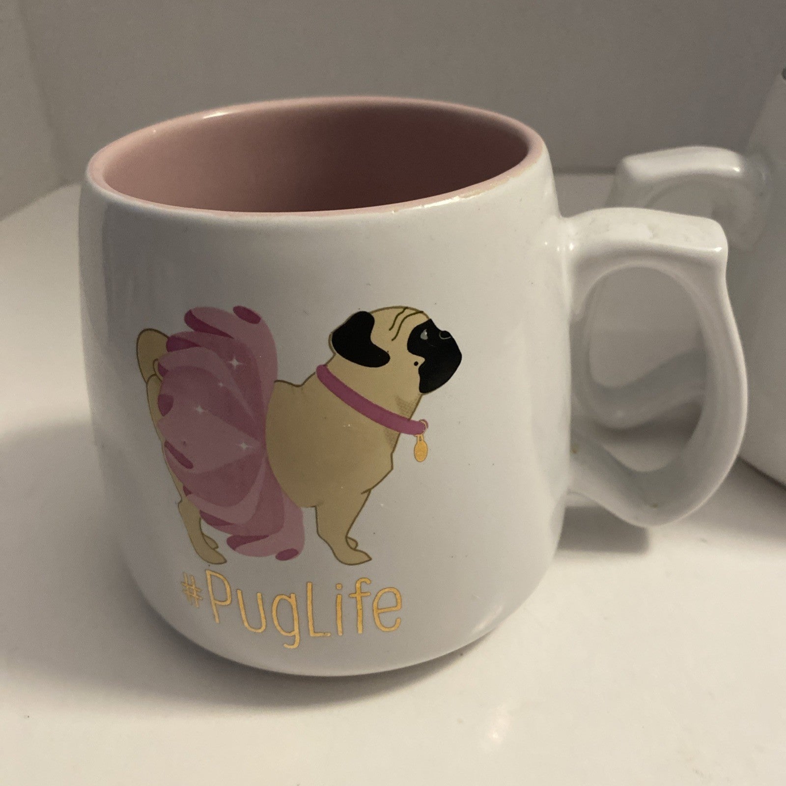 "TenStrawberry Street" #PUGLIFE Set Of 2 16oz Coffee/Tea Mugs - Female And Male