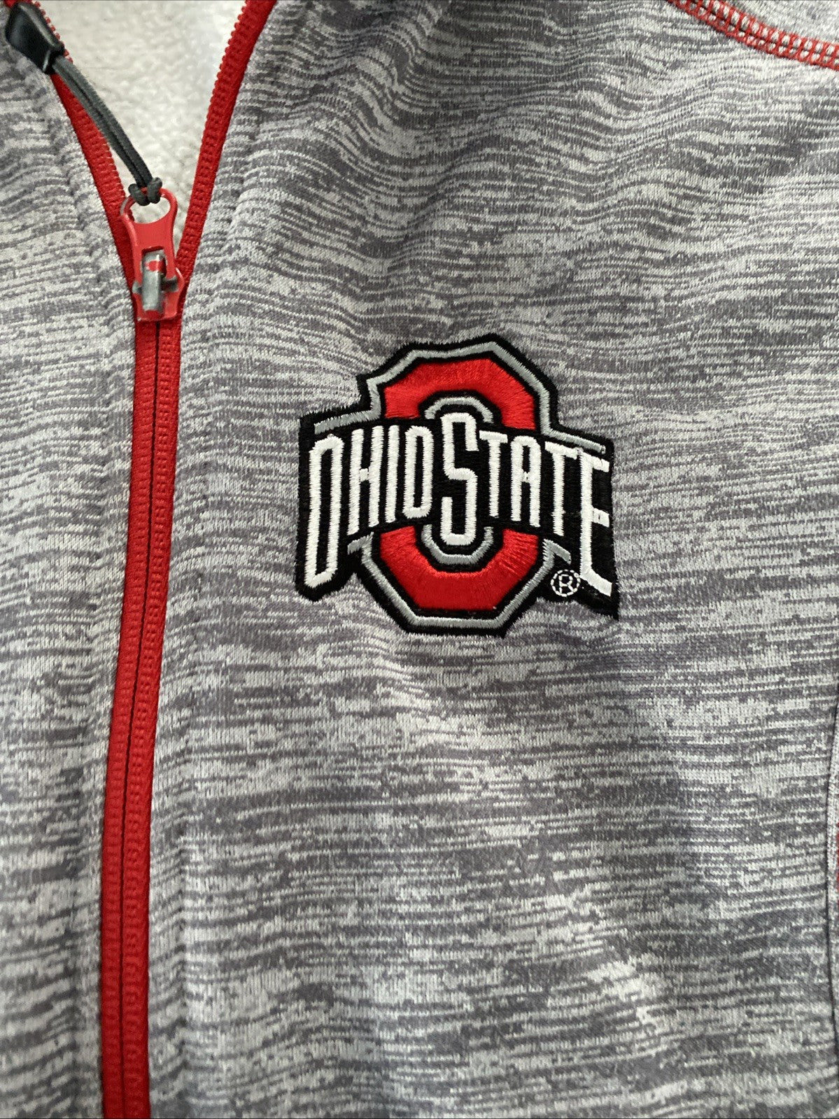 Scarlett series women’s size small full zip Ohio State university buckeyes jacke
