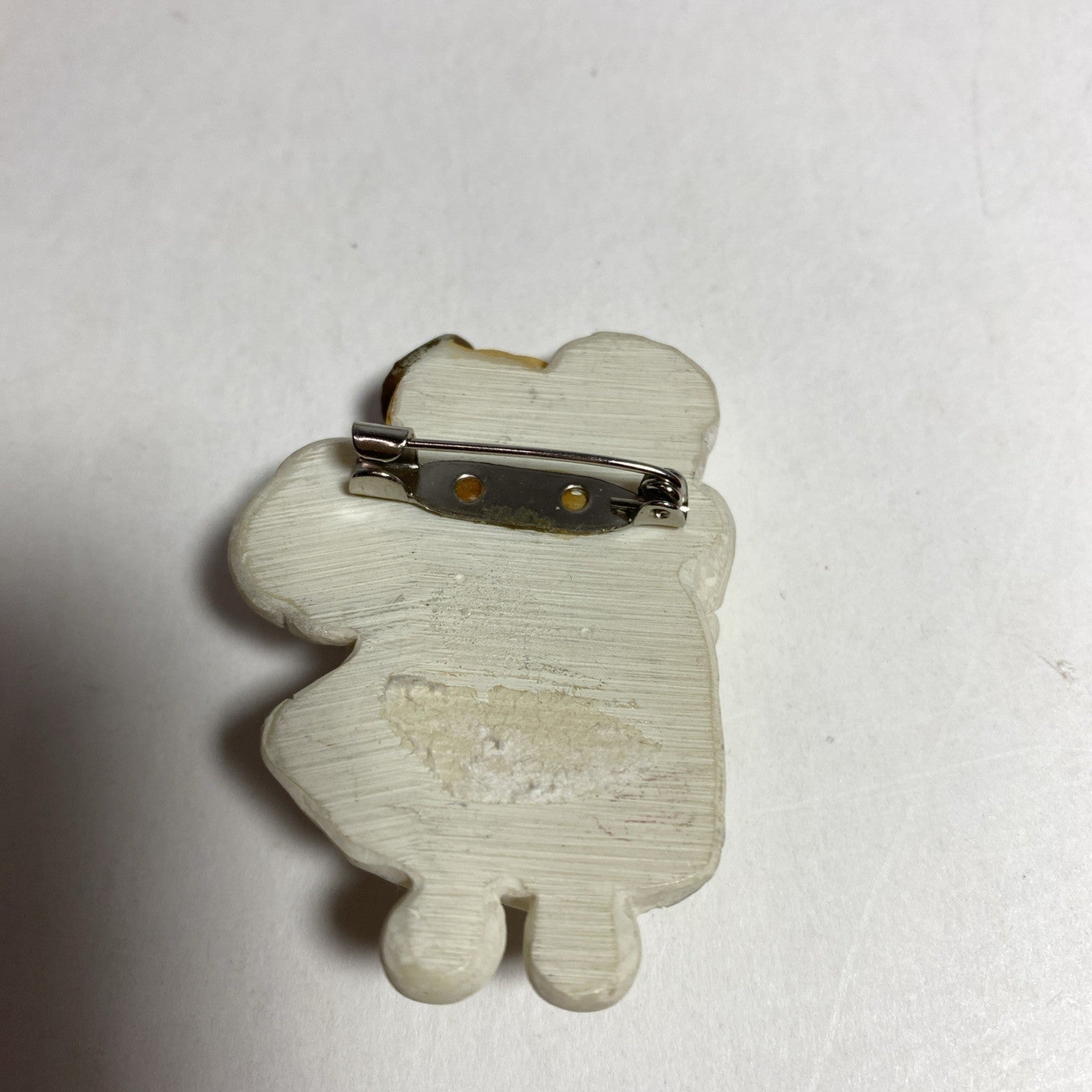 Vintage Brooch / Pin - Large Cartoon Like Angel