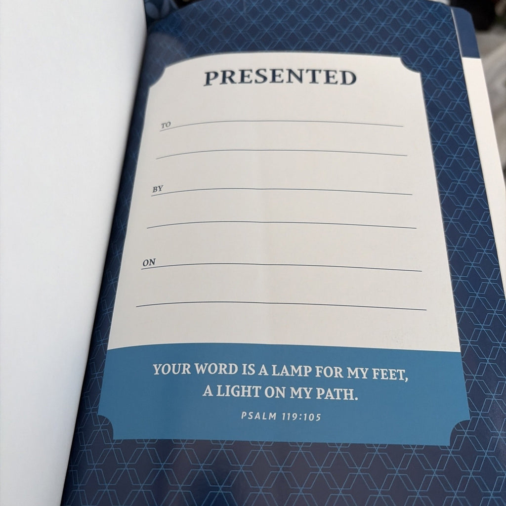 NIV Study Bible - Navy Blue / Tan Brown LeatherSoft No Box