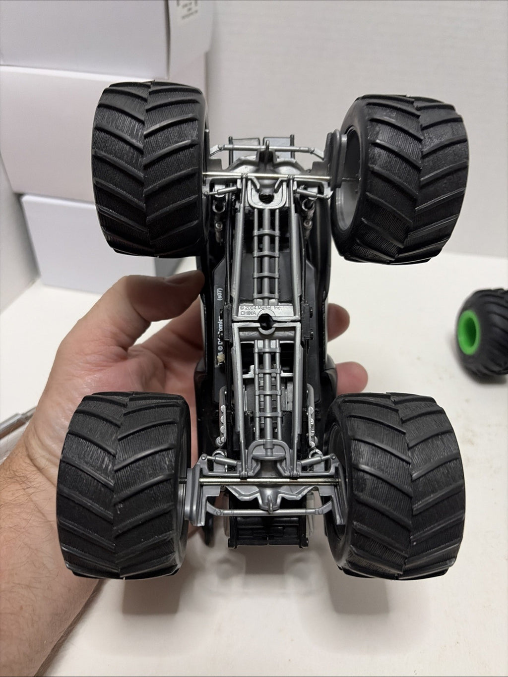 Hot Wheels Monster Jam Trucks Lot Of 2. 4”x7”. See Pic Batman And Grave Digger