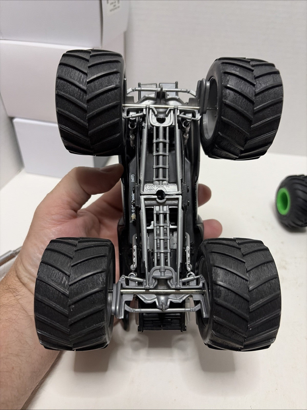 Hot Wheels Monster Jam Trucks Lot Of 2. 4”x7”. See Pic Batman And Grave Digger