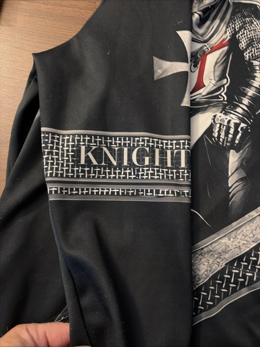 Fashion Printed Knights Templar Men's Hoodie Large