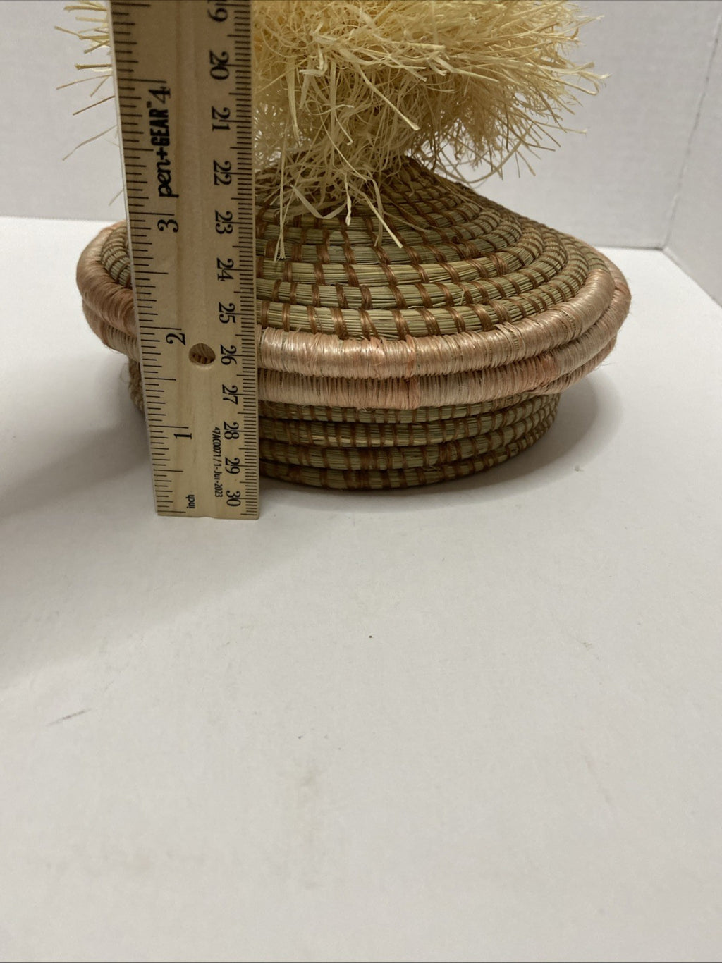 Opalhouse Jungalow Woven Pom Lidded Basket