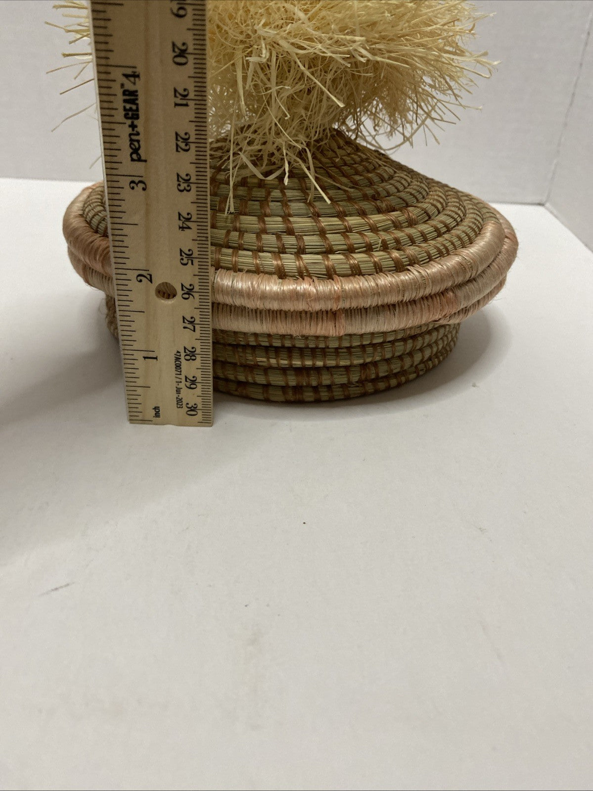 Opalhouse Jungalow Woven Pom Lidded Basket