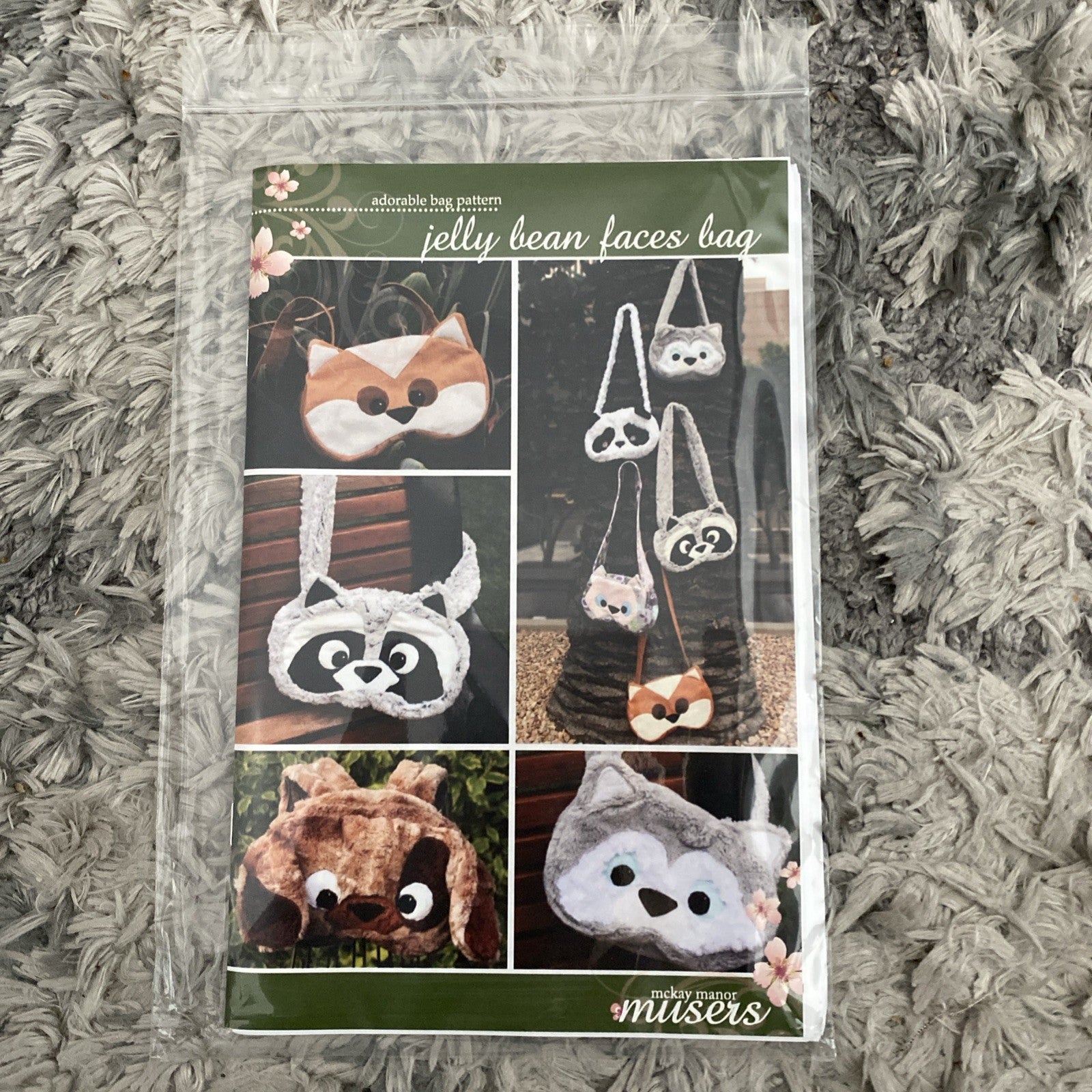 Jelly Bean Faces Bag Patterns, McKay Manor Musers