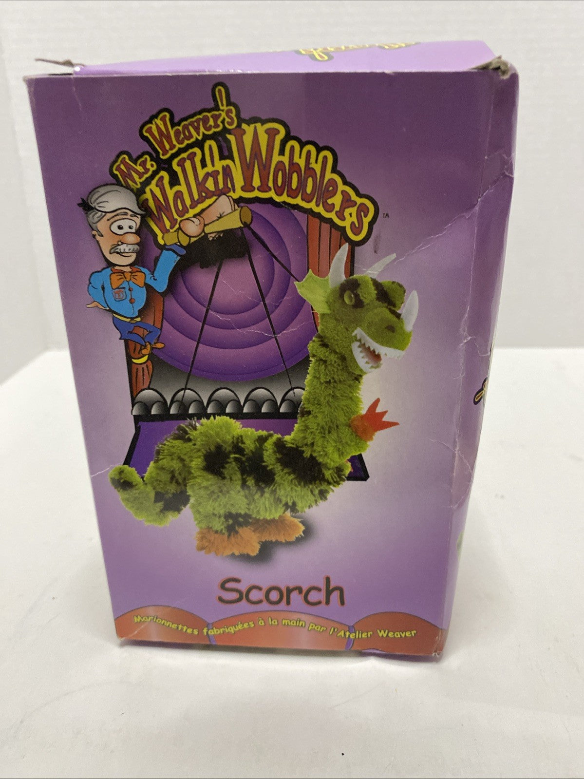 Mr. Weaver's Walkin Wobblers Wally Waddles Plush String Puppet “Scorch” Dragon