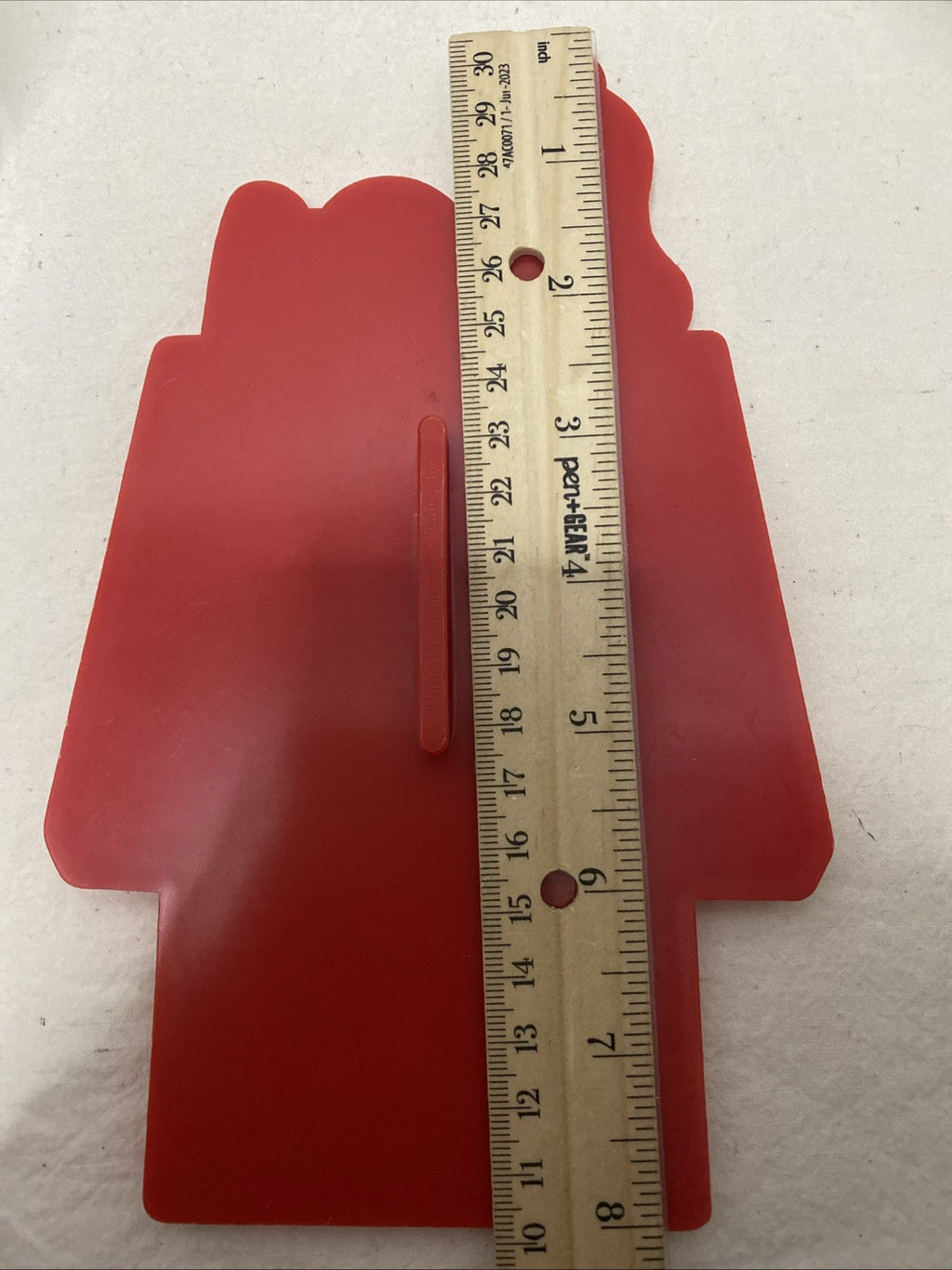United Feature Syn Vtg Peanuts Snoopy on Doghouse Cookie Cutter 8" x  5" Plastic