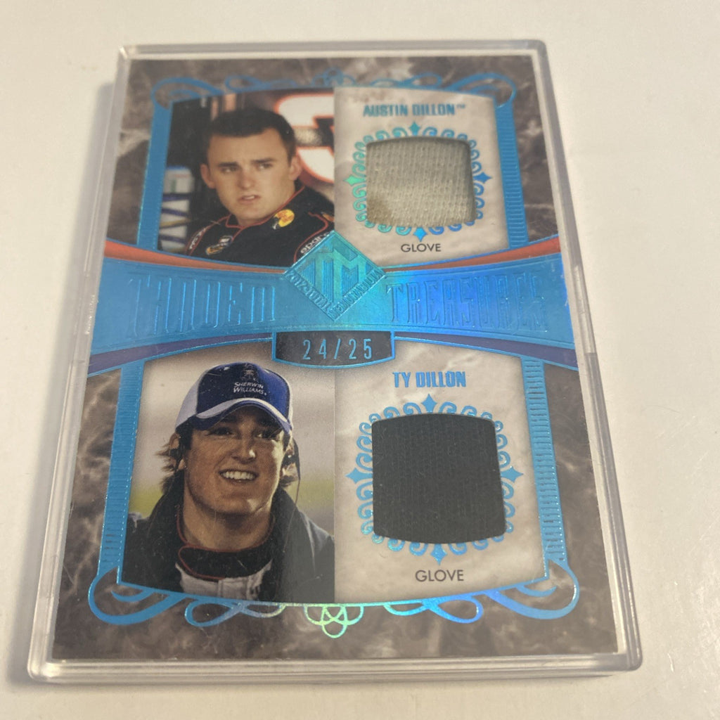 2012 TOTAL MEMORABILIA TANDEM TREASURES DUAL  AUSTIN DILLON/TY DILLON #24/25