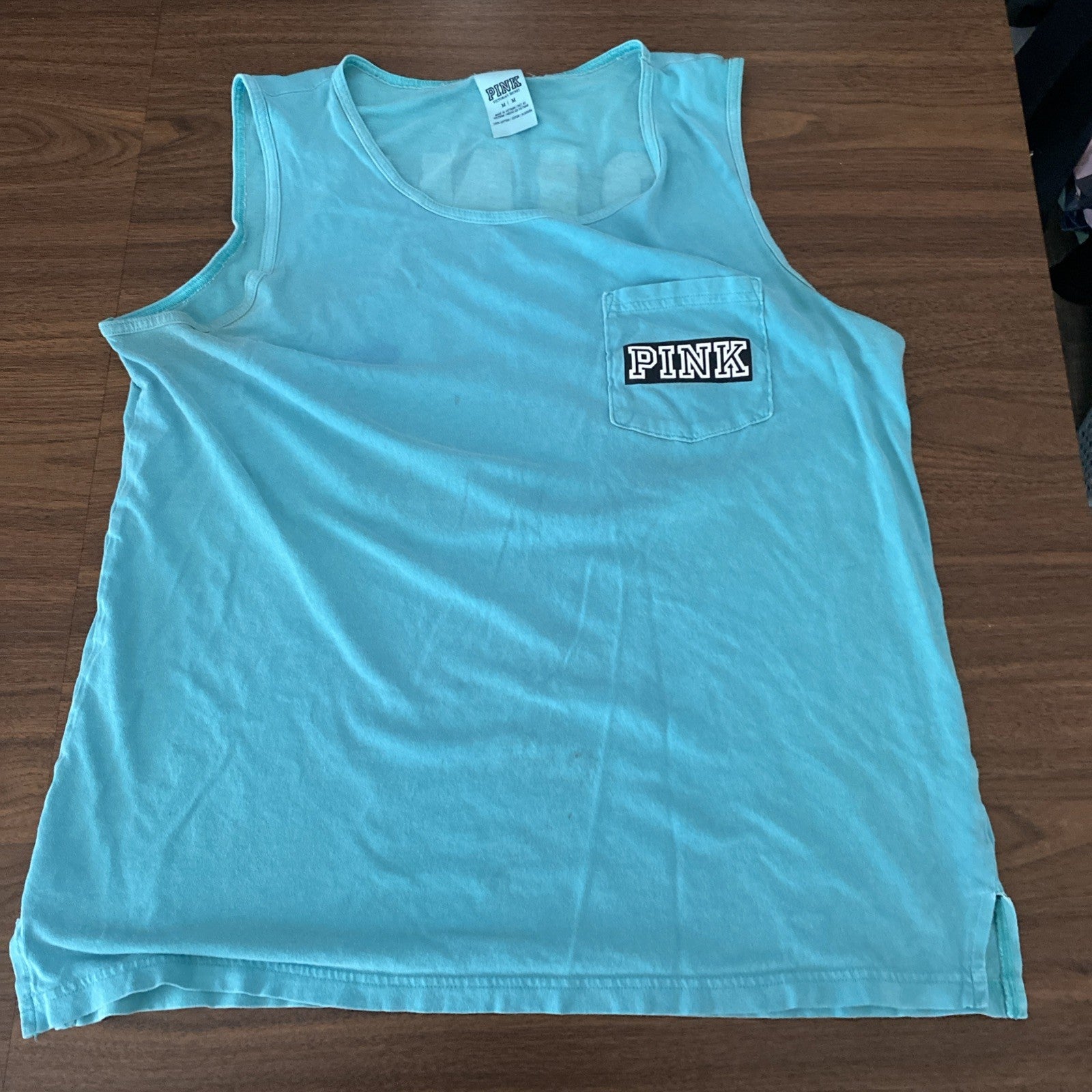 Victoria’s Secret pink medium tank top teal free shipping