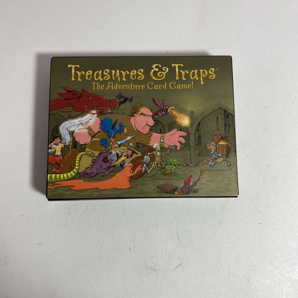 TREASURES & TRAPS: THE ADVENTURE CARD GAME!, STUDIO 9, INC, 2006, OPEN BOX!