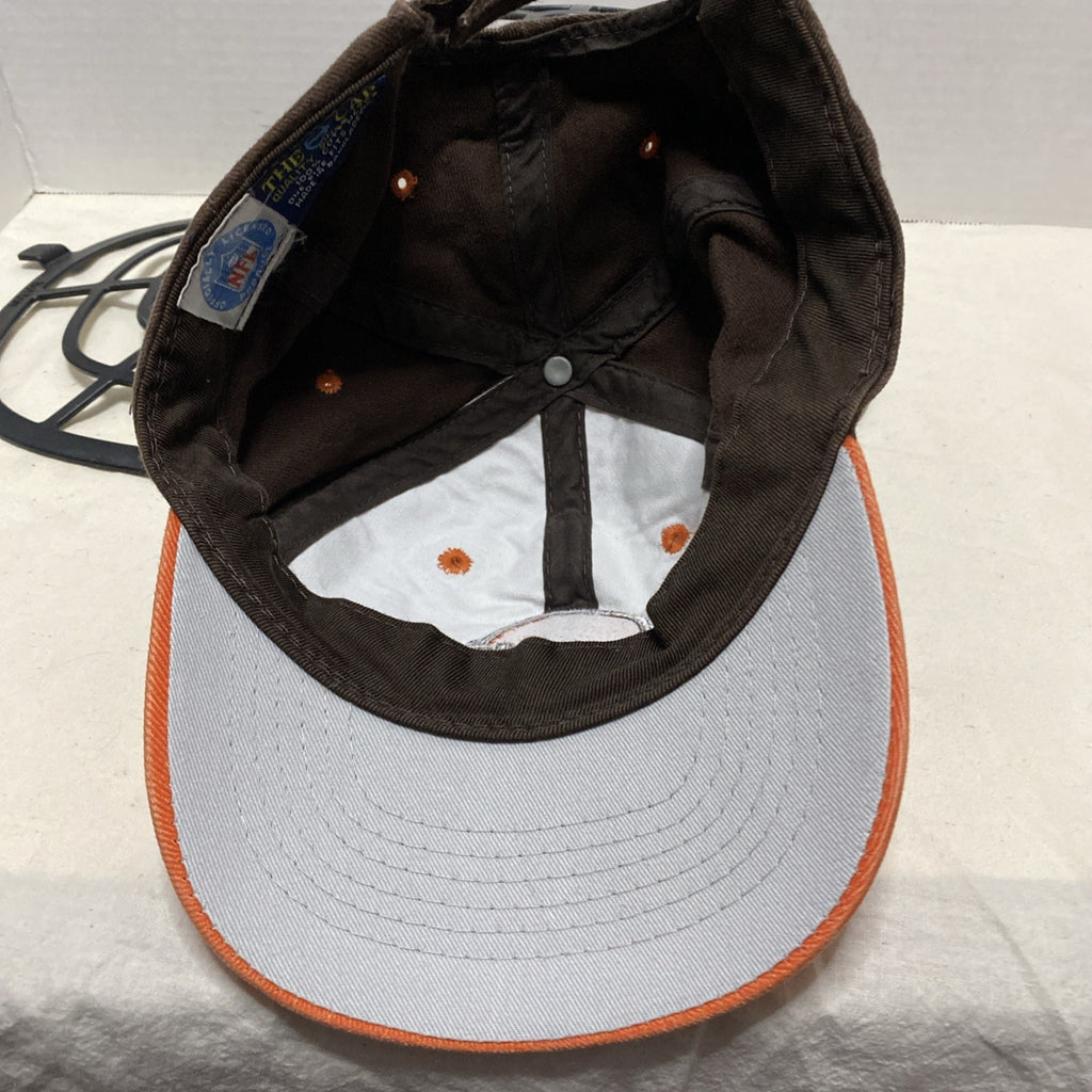 Vintage Cleveland Browns Hat NFL The Cap Adjustable 90’s Football Brown Orange
