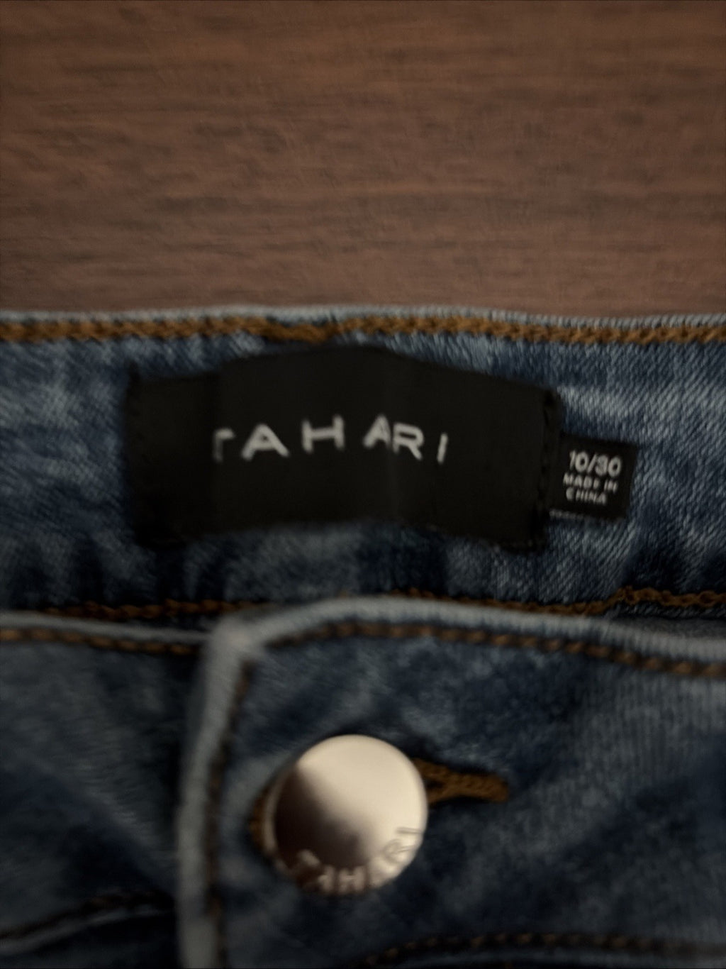 Tahari Jeans Chloe Skinny 10/30 Blue