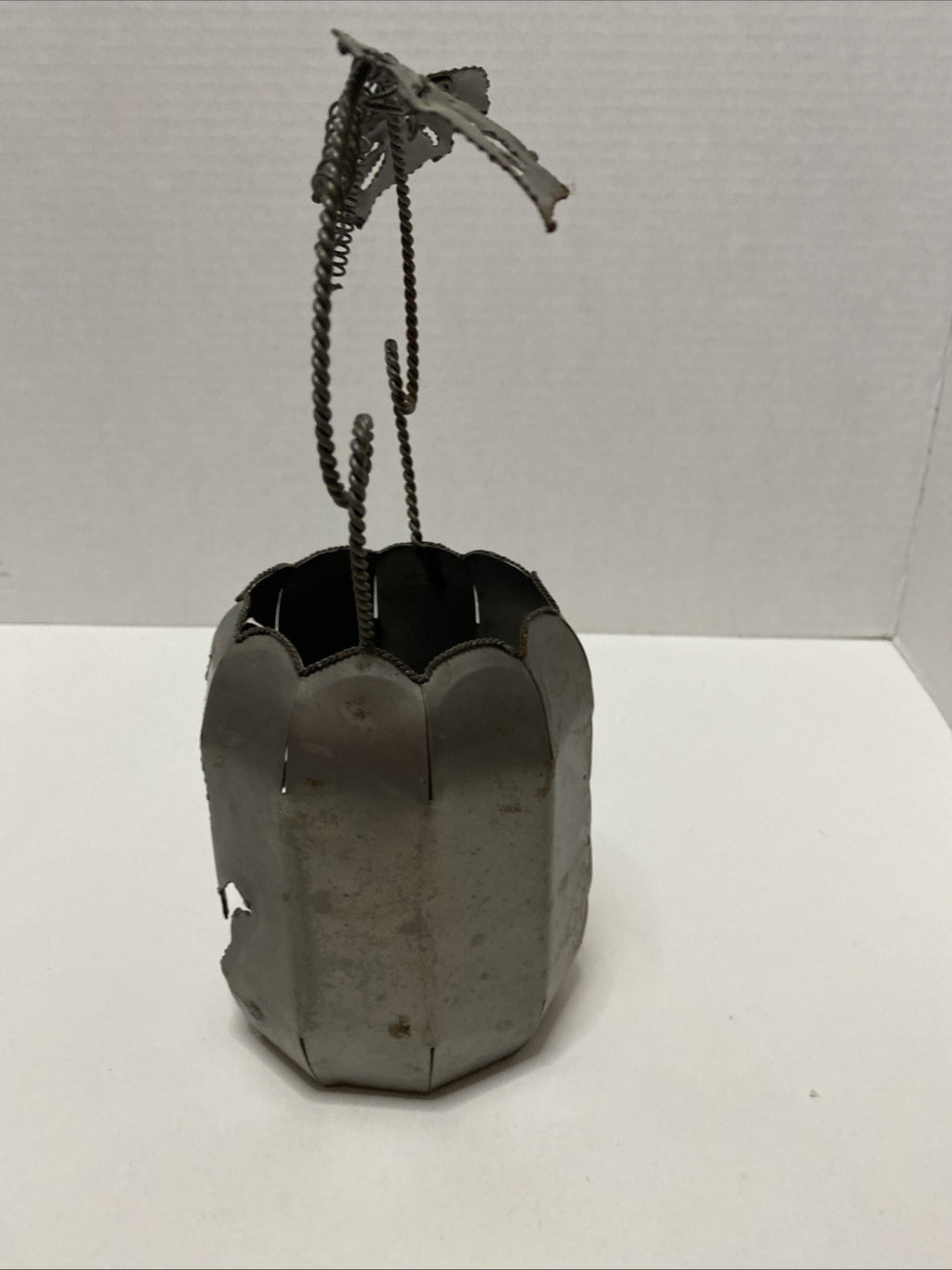 Halloween Pumpkin Votive Candle Holder - Metal