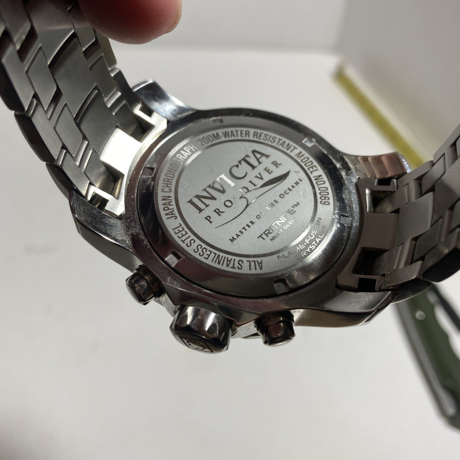 Invicta Pro Diver Men's Watch Model No. 0069. New Battery, No Box.