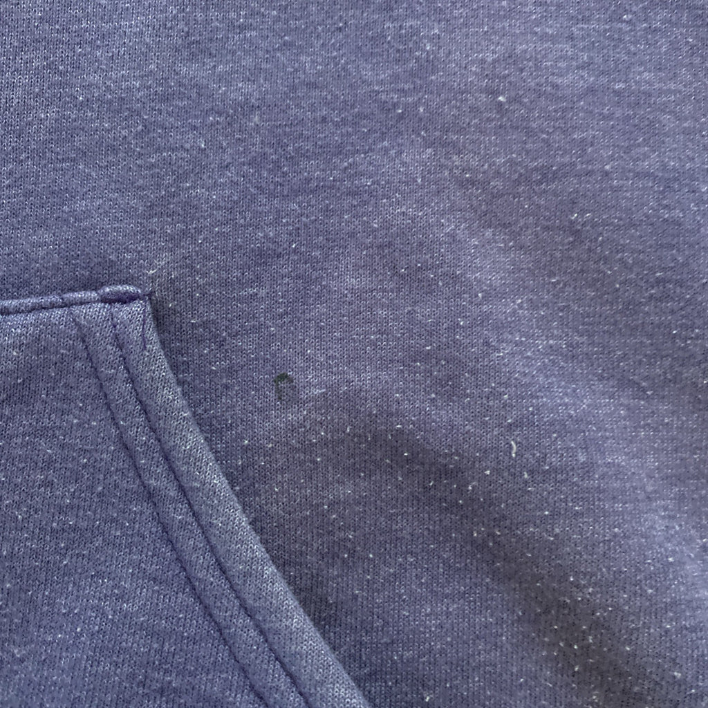 Carhartt Womans Medium 8/10 Full Zip Hoodie Purple W/Pink Writing