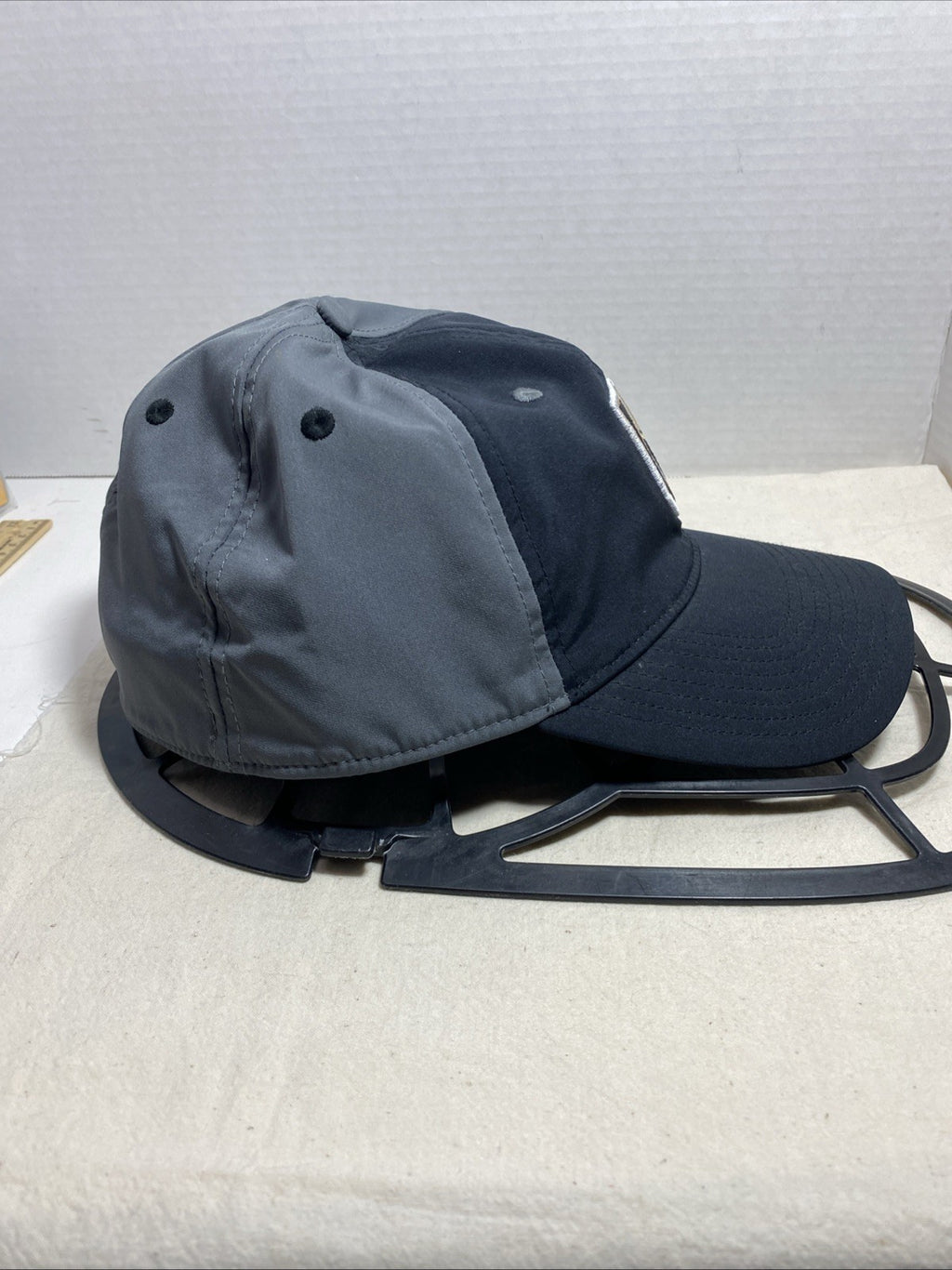 Vegas Golden Knights Adidas Grey Structured Primary Logo Flex Hat