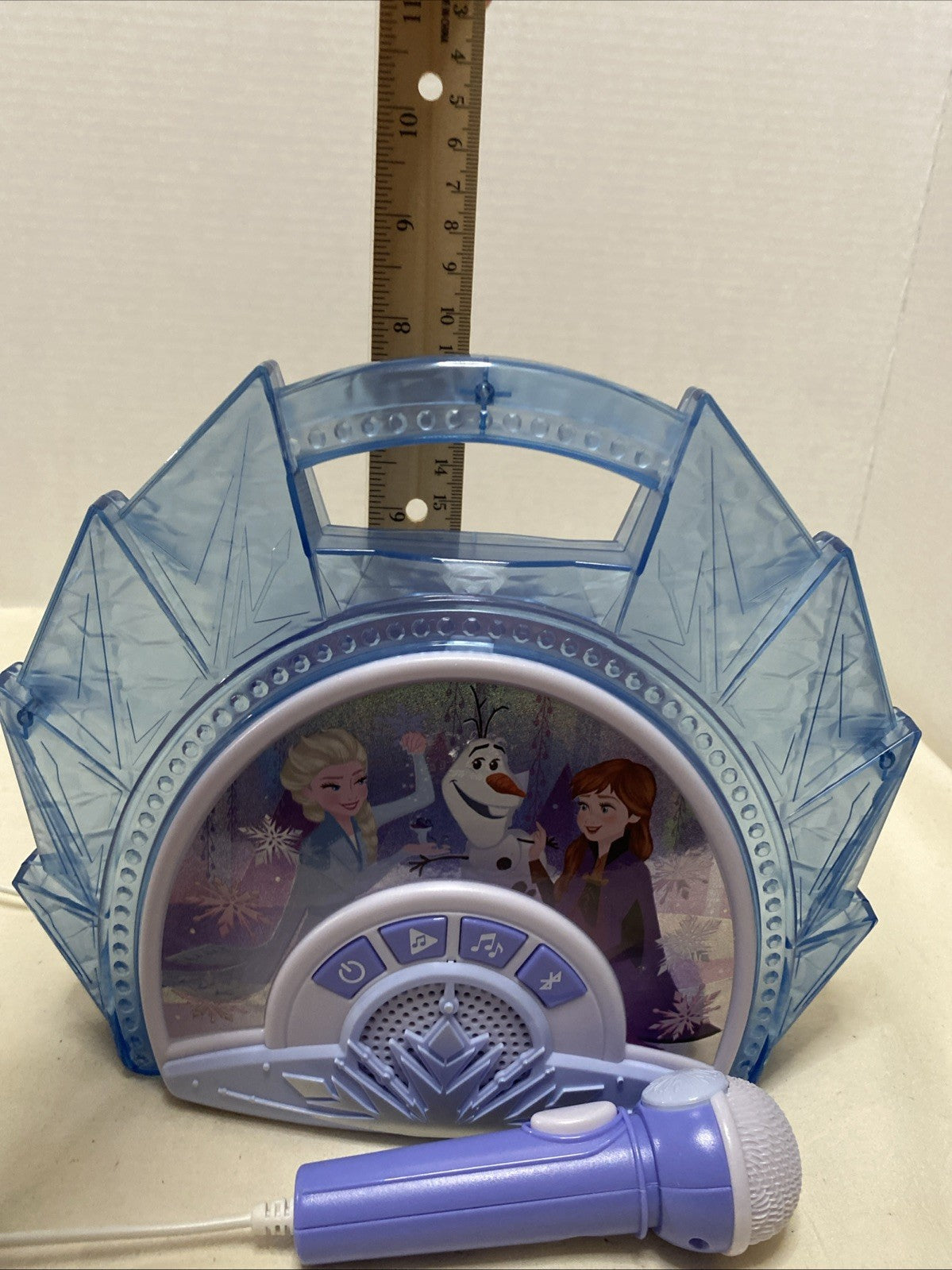 Disney Frozen 2 Portable Karaoke BT Sing Along MP3 Microphone Working Tested