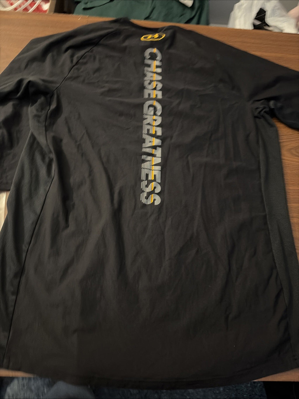 Under Armour Project Rock Shirt Mens XL Long Sleeve HeatGear Chase Greatness