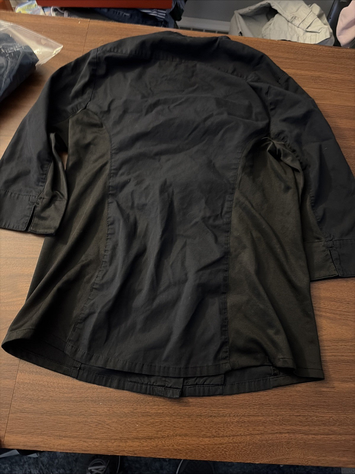 Chef Works Chef Coat Jacket Size M Black