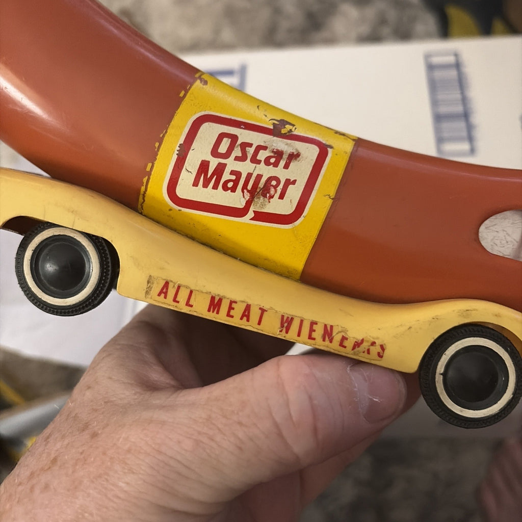Vintage Large Oscar Mayer Wiener Mobile Coin Bank Vintage Car the real deal