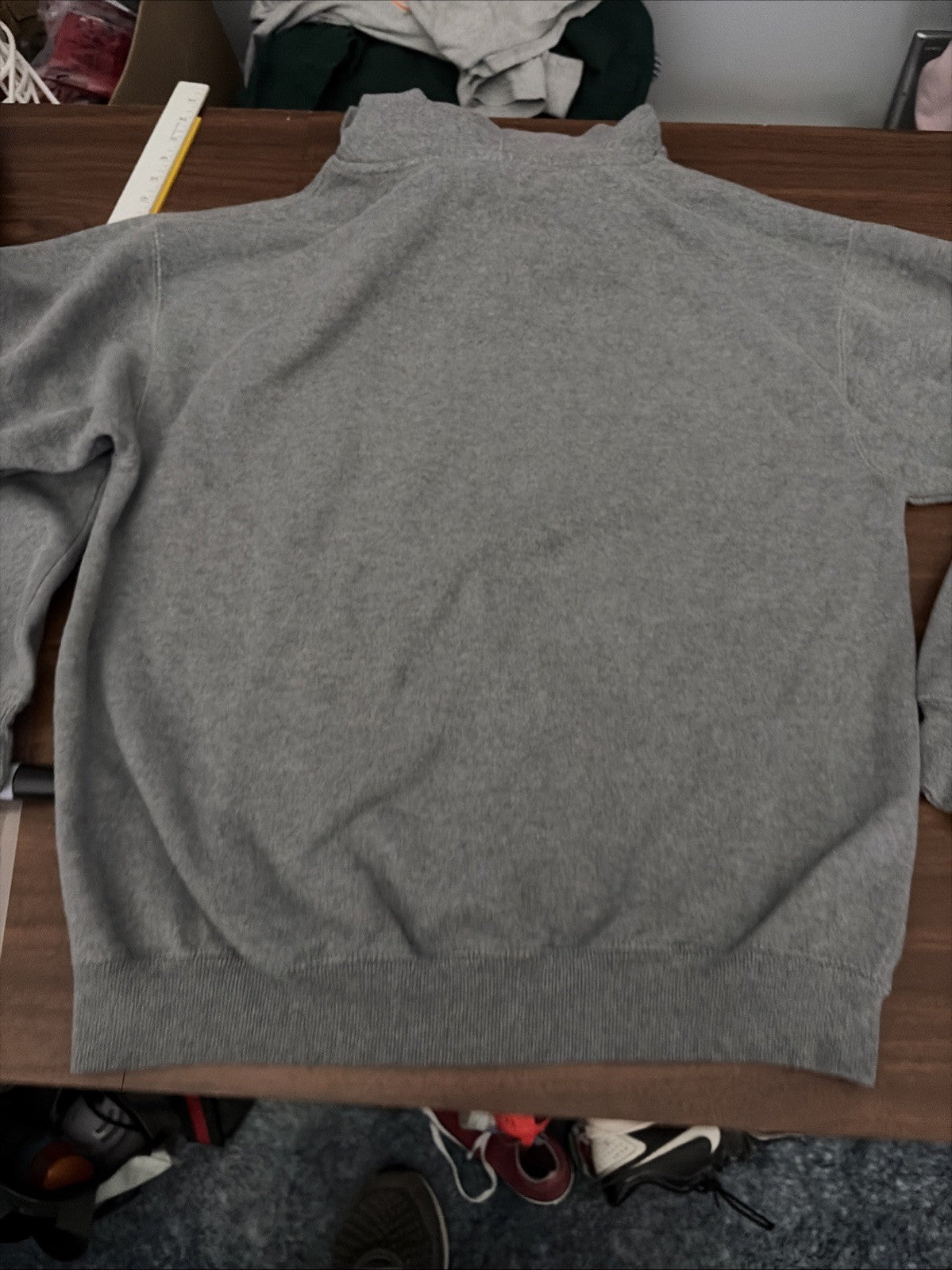 Ohio State University Buckeyes Pullover Hoodie Grey Size XL