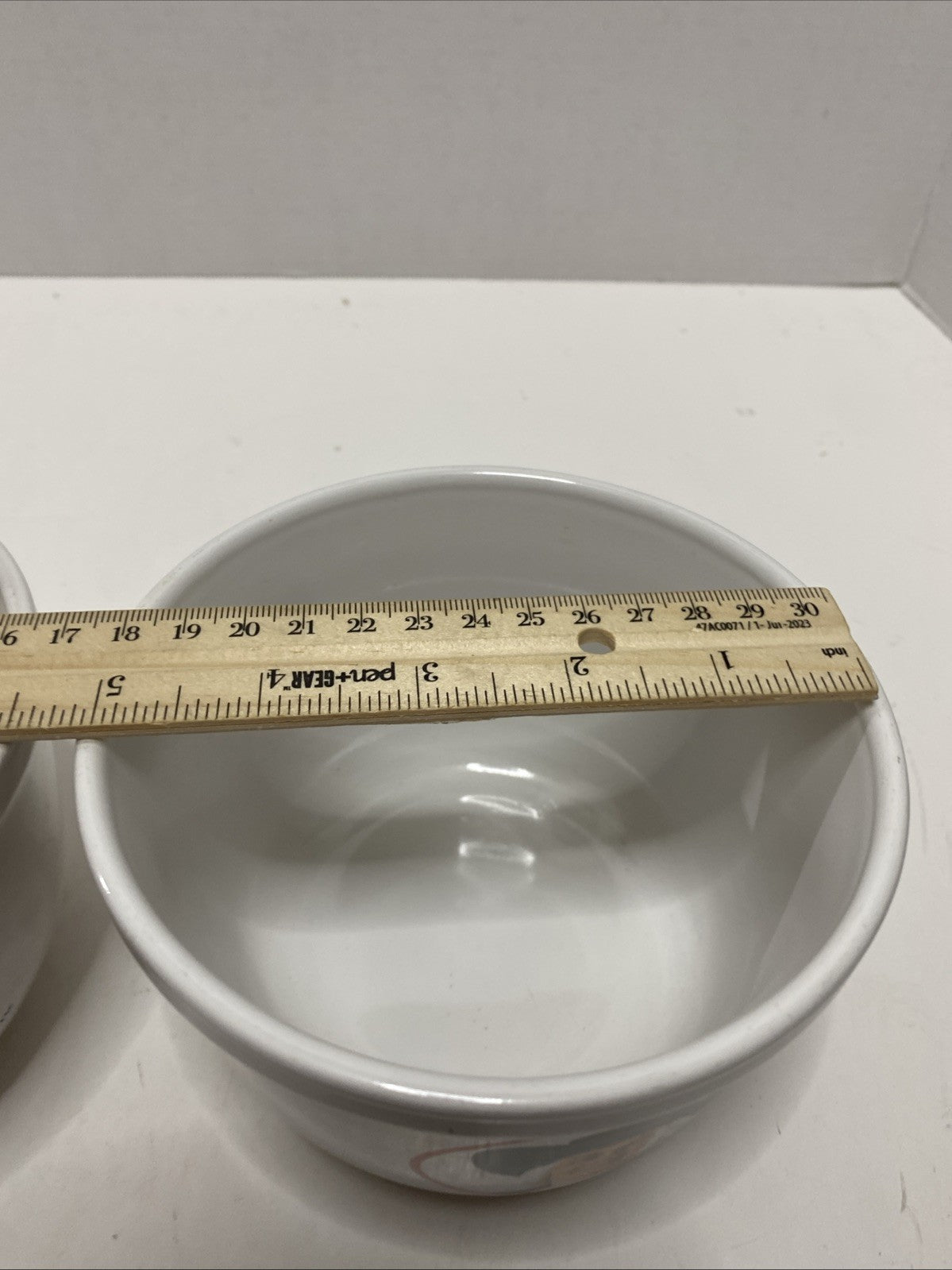 Quaker Oats Cereal Oatmeal Bowl, "Warms Your Heart and Soul", Vintage 1999