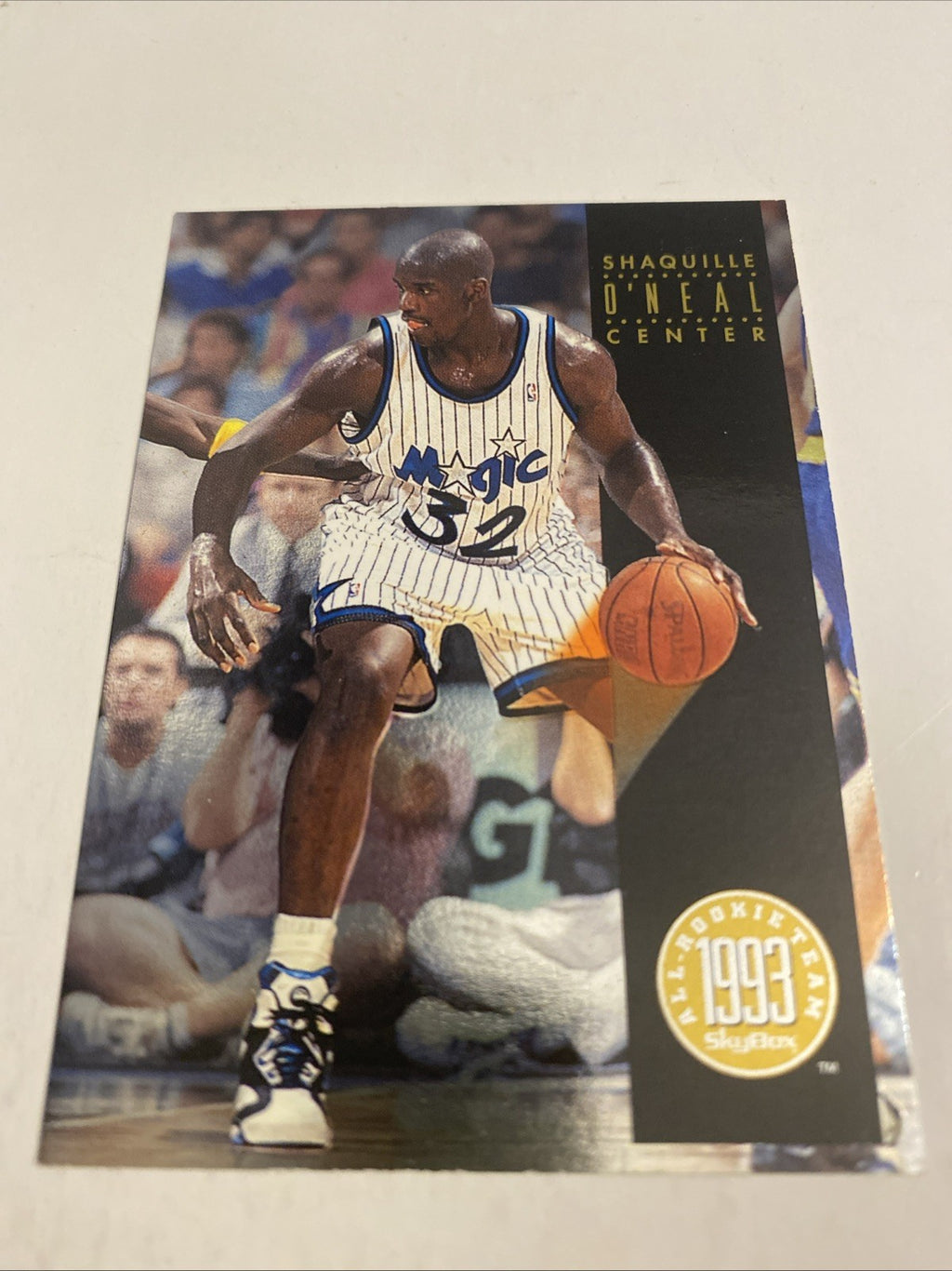 1993-94 Skybox Premium Shaquille O'Neal All-Rookie Team Orlando Magic #AR1 HOF