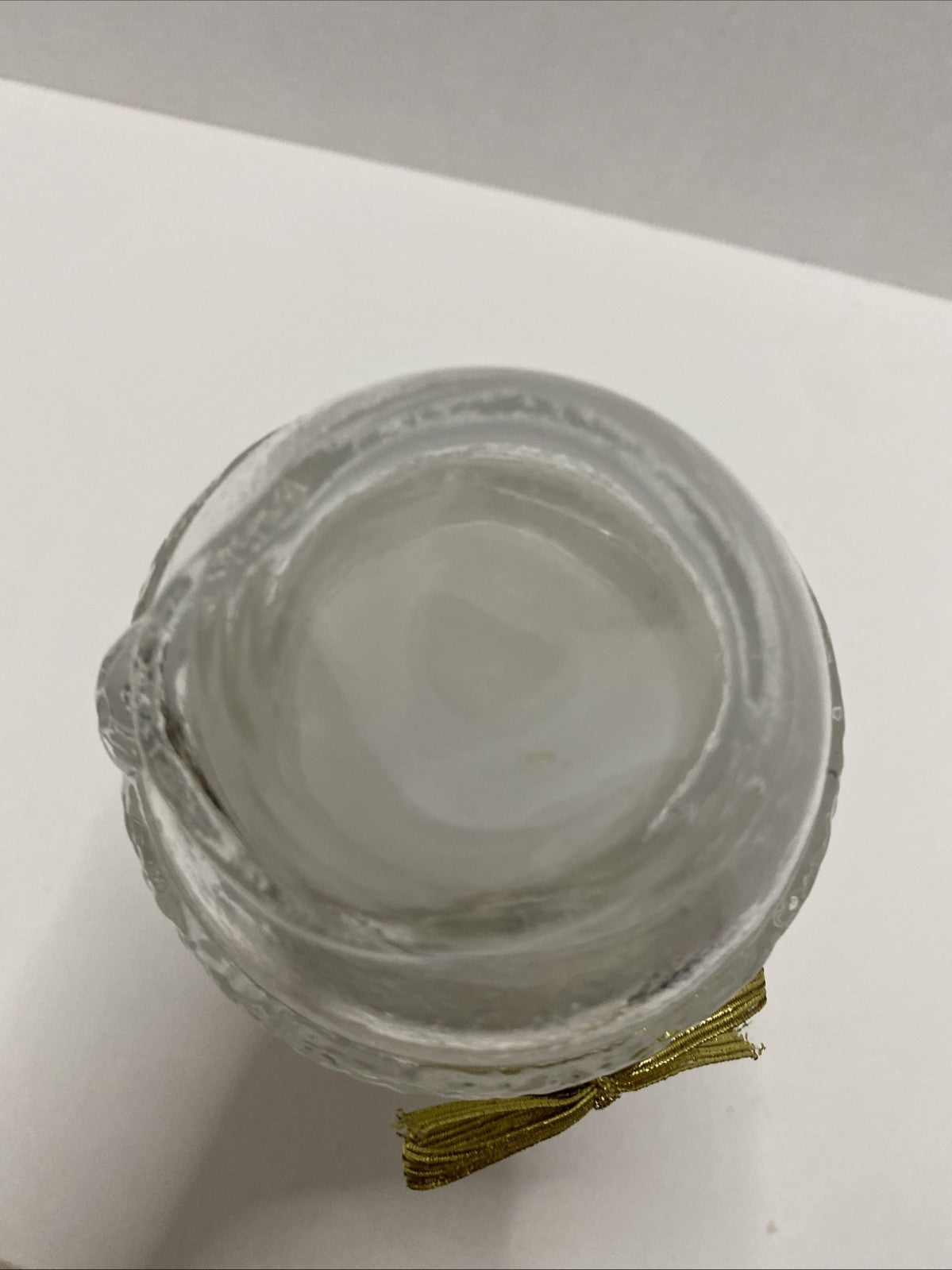 VTG Libbey Canada  Santa Claus Jar  Candy Poly Seal Glass Lid Holiday Rare