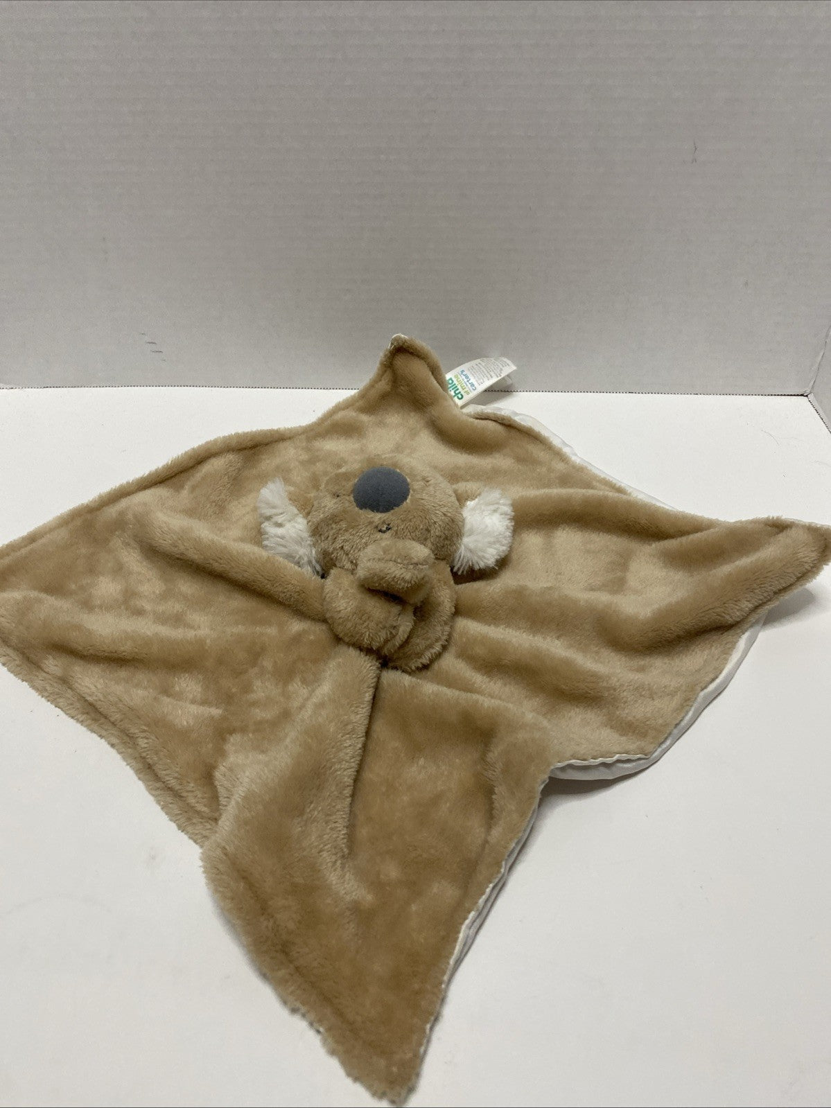 Child Of Mine Carters Brown Koala Bear Baby Lovey Security Plush Blanket 13" EUC