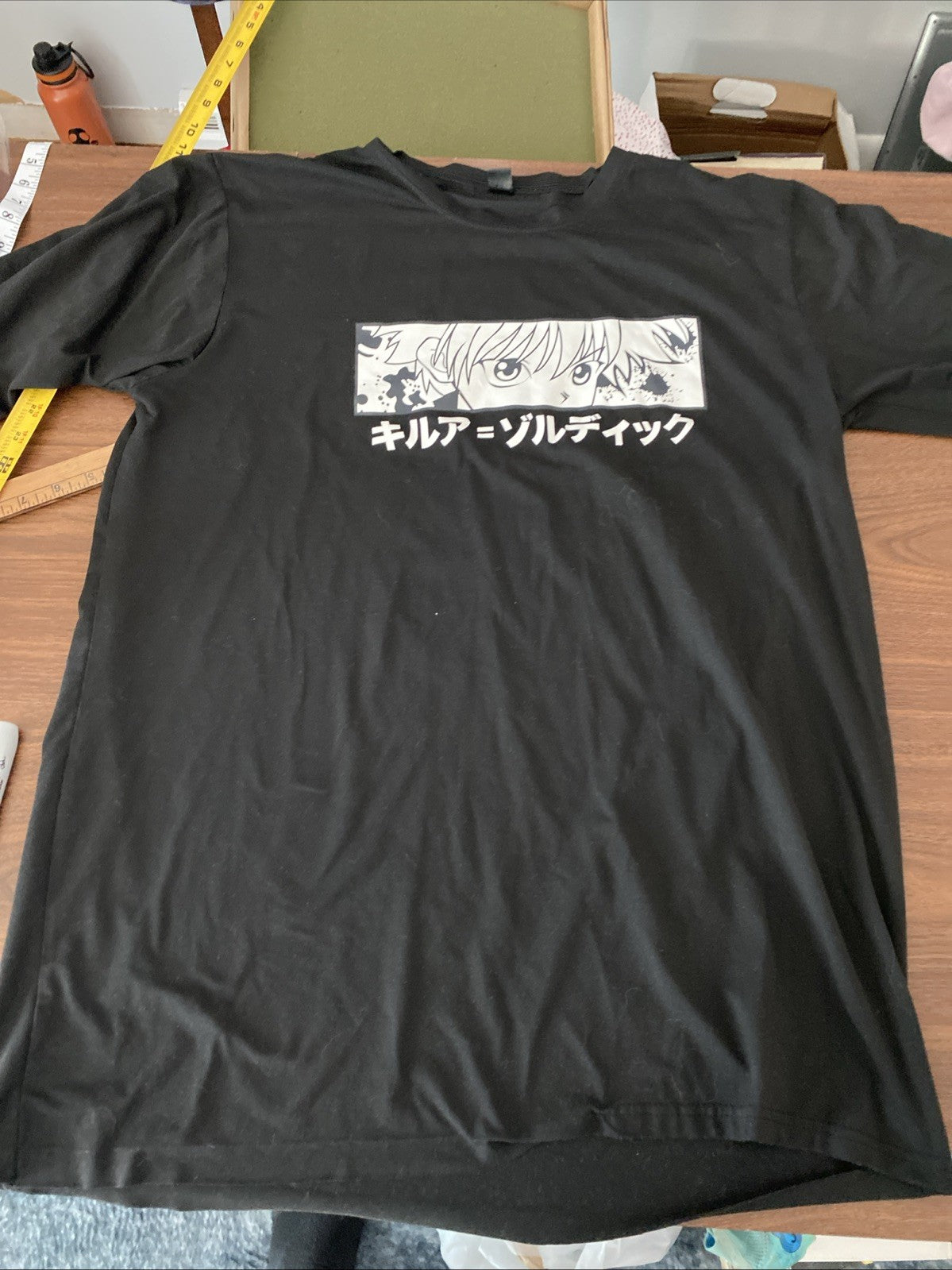 Hunter x Hunter Casual Graphic Short Sleeve T Shirt Mens Size XL Black