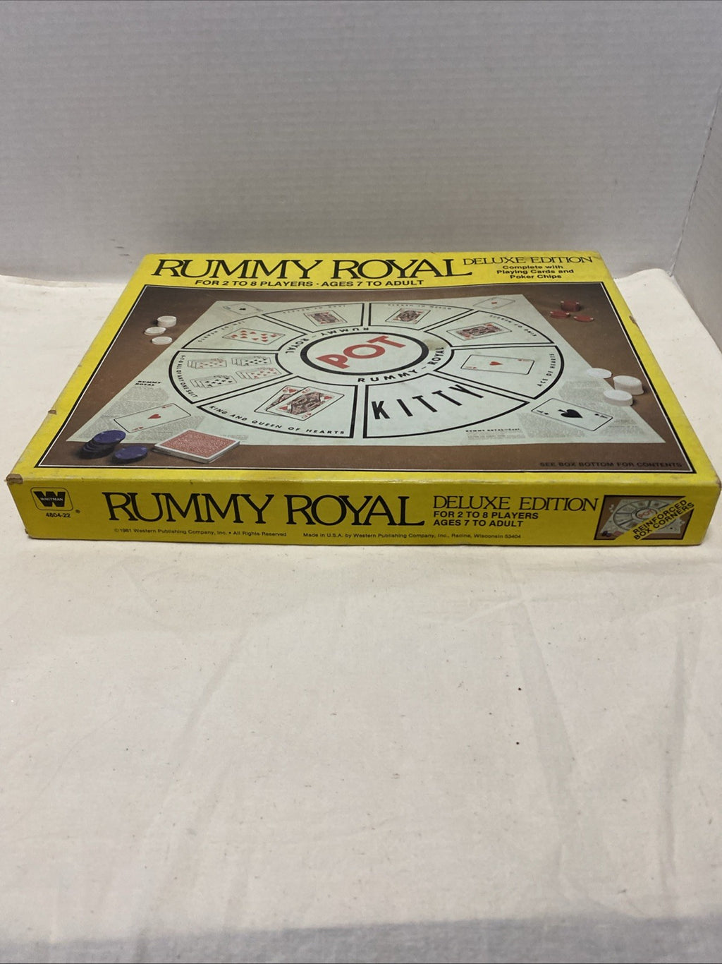 Vintage Rummy Royal Deluxe Edition Game 1981 Whitman Complete