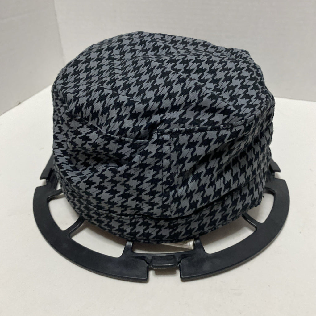 Hurley Hat Cap Pink Gray Houndstooth Military Cadet Adjustable Women Skate Small