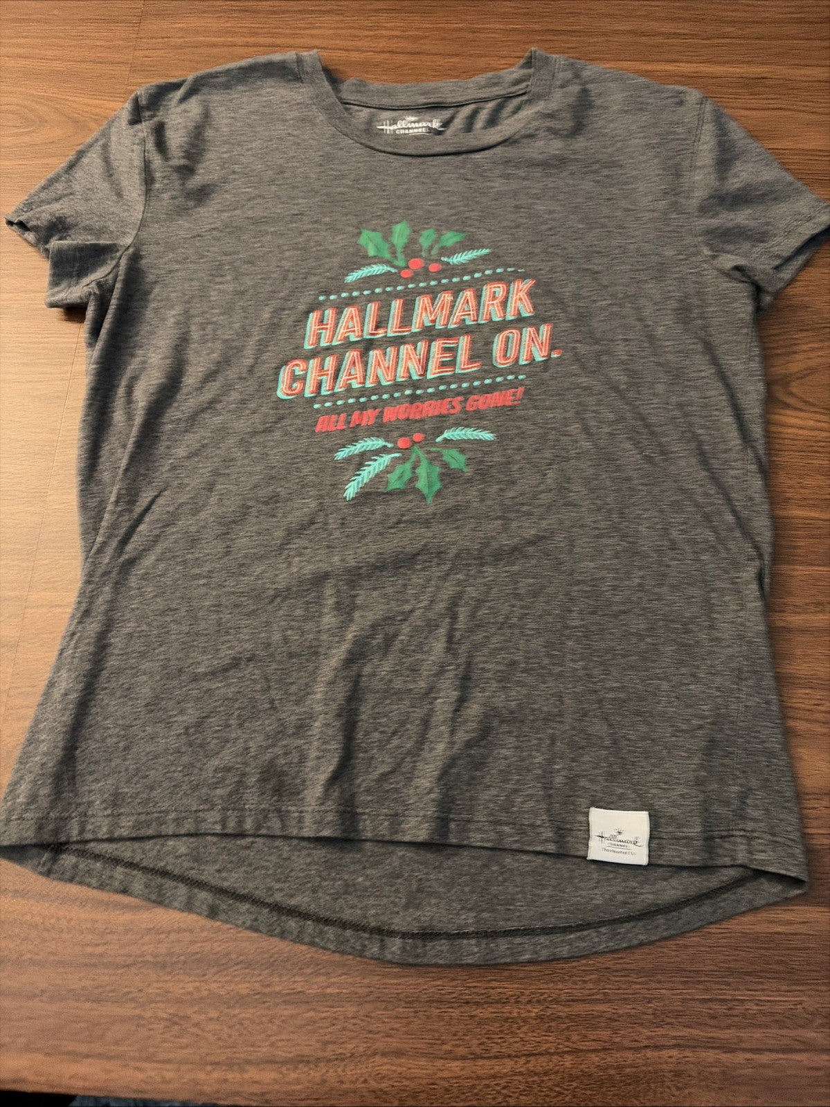 Hallmark Women’s Small Hallmark Channel On T-Shirt, Short Sleeve T-Shirt
