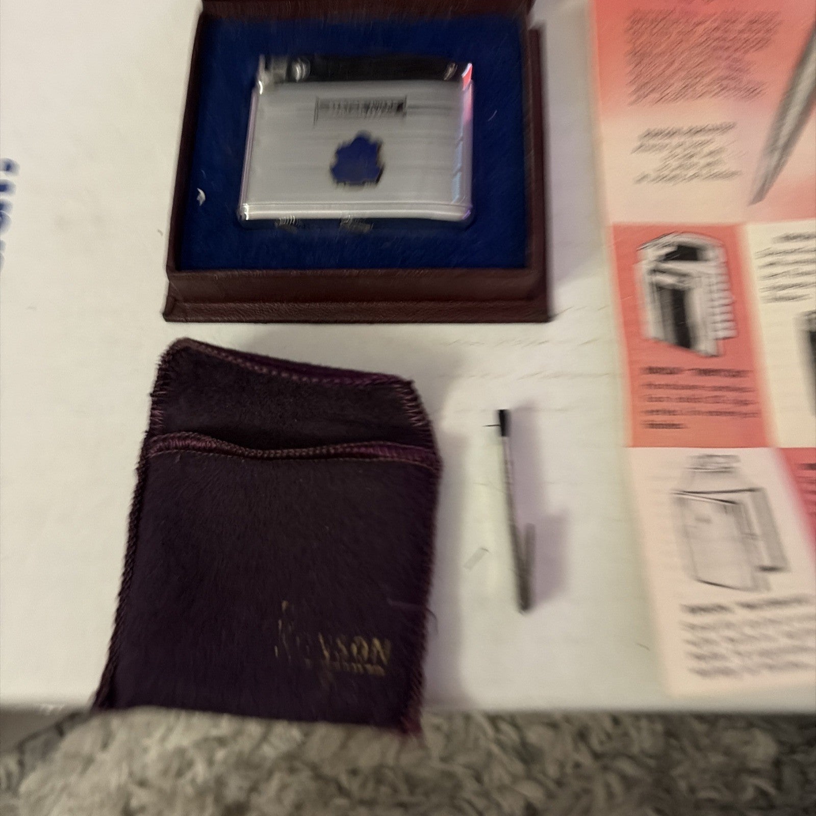 Vintage Ronson Adonis Lighter - GM Detroit Transmission 10 Year Service Award
