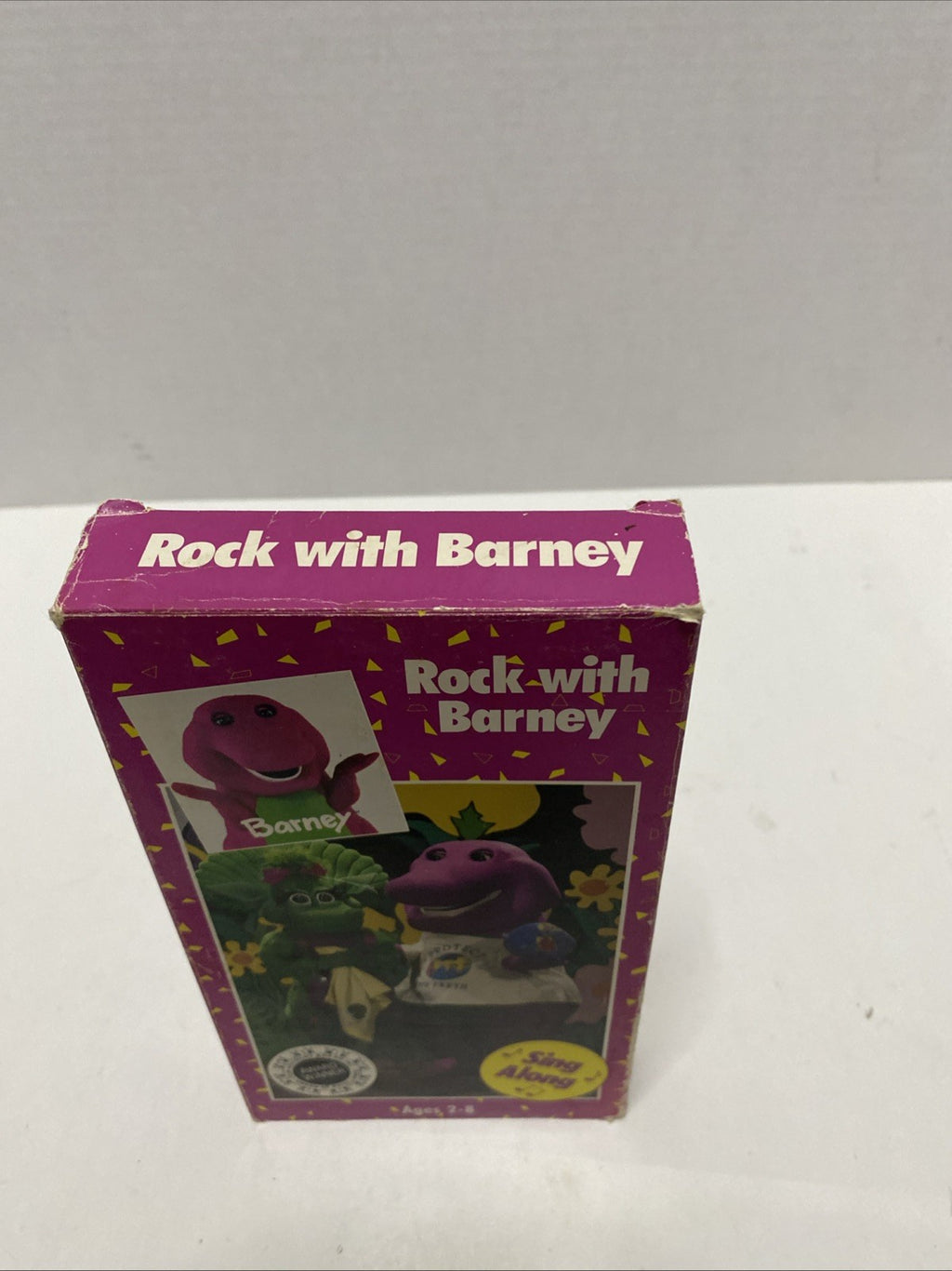 VTG VHS Barney & Friends Rock With Barney 1991 Video Tape Sing Along Lyons Group