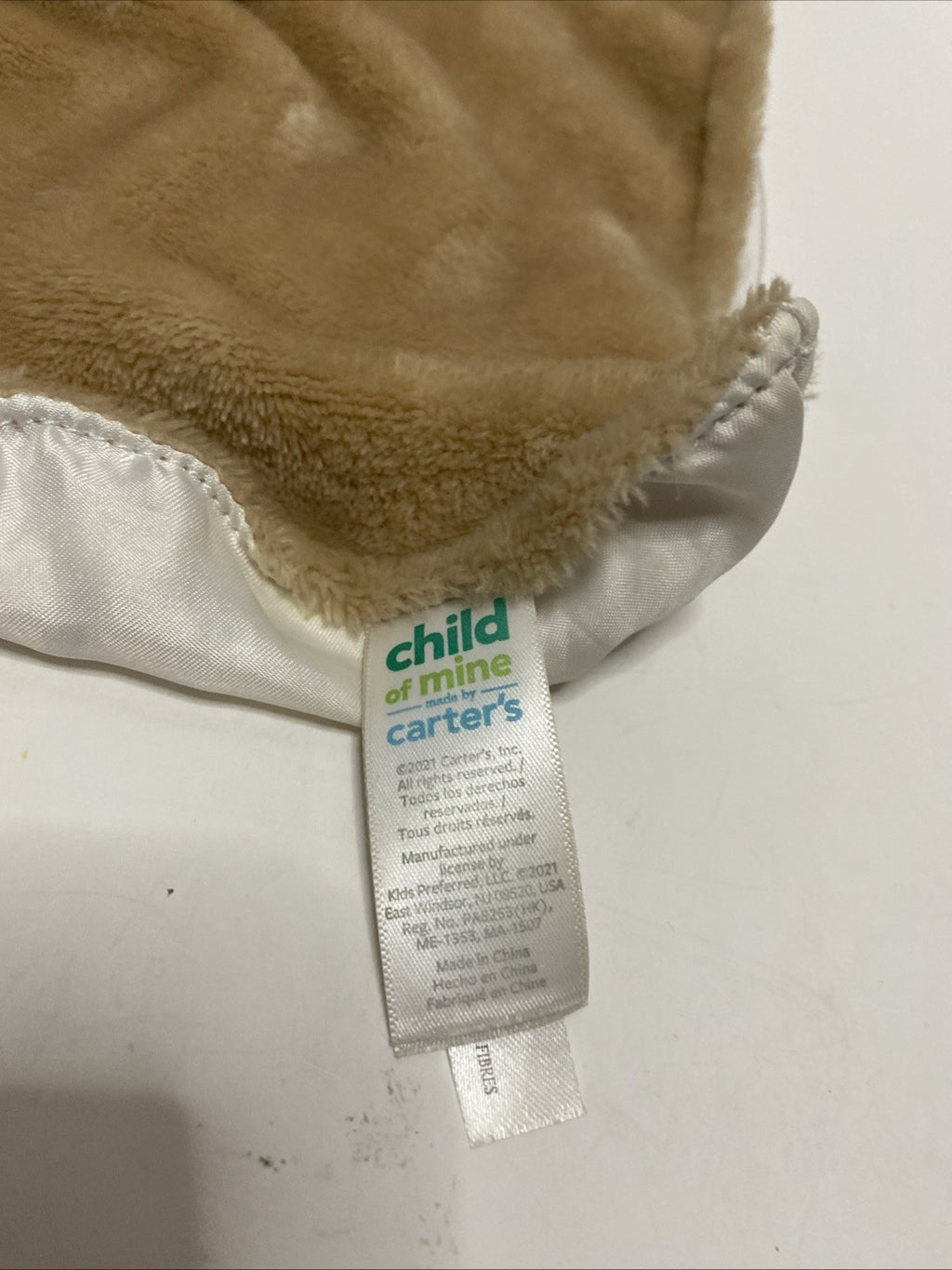 Child Of Mine Carters Brown Koala Bear Baby Lovey Security Plush Blanket 13" EUC