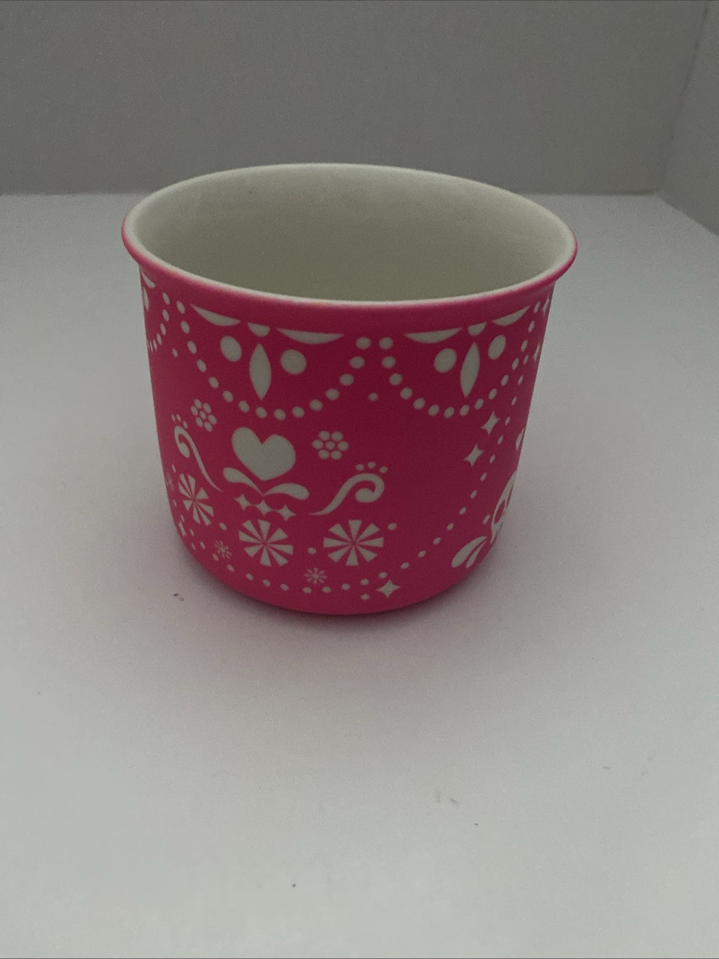 Hot Pink Sugar Skull Dia de Los Muertos Mug