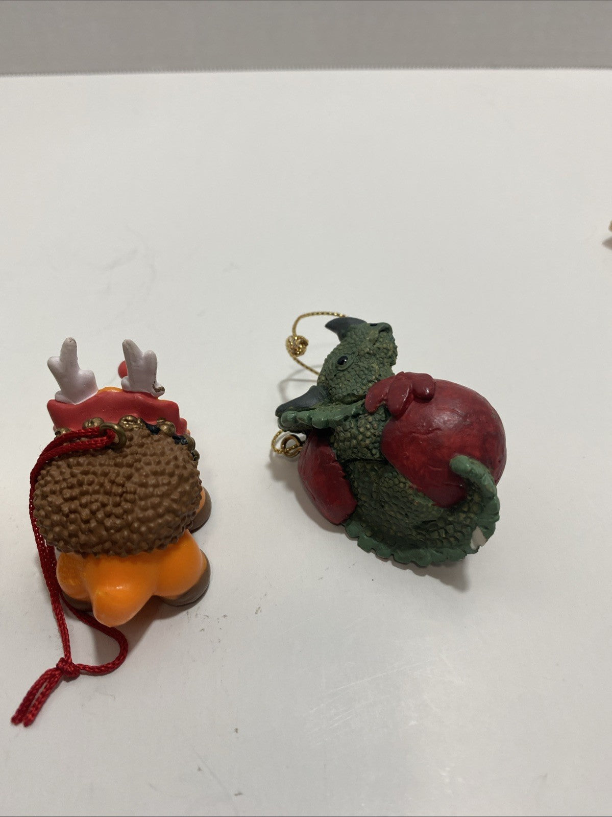 Vintage House Of LLoyd 1993 Christmas Around The World Dino Holidays Ornaments+1