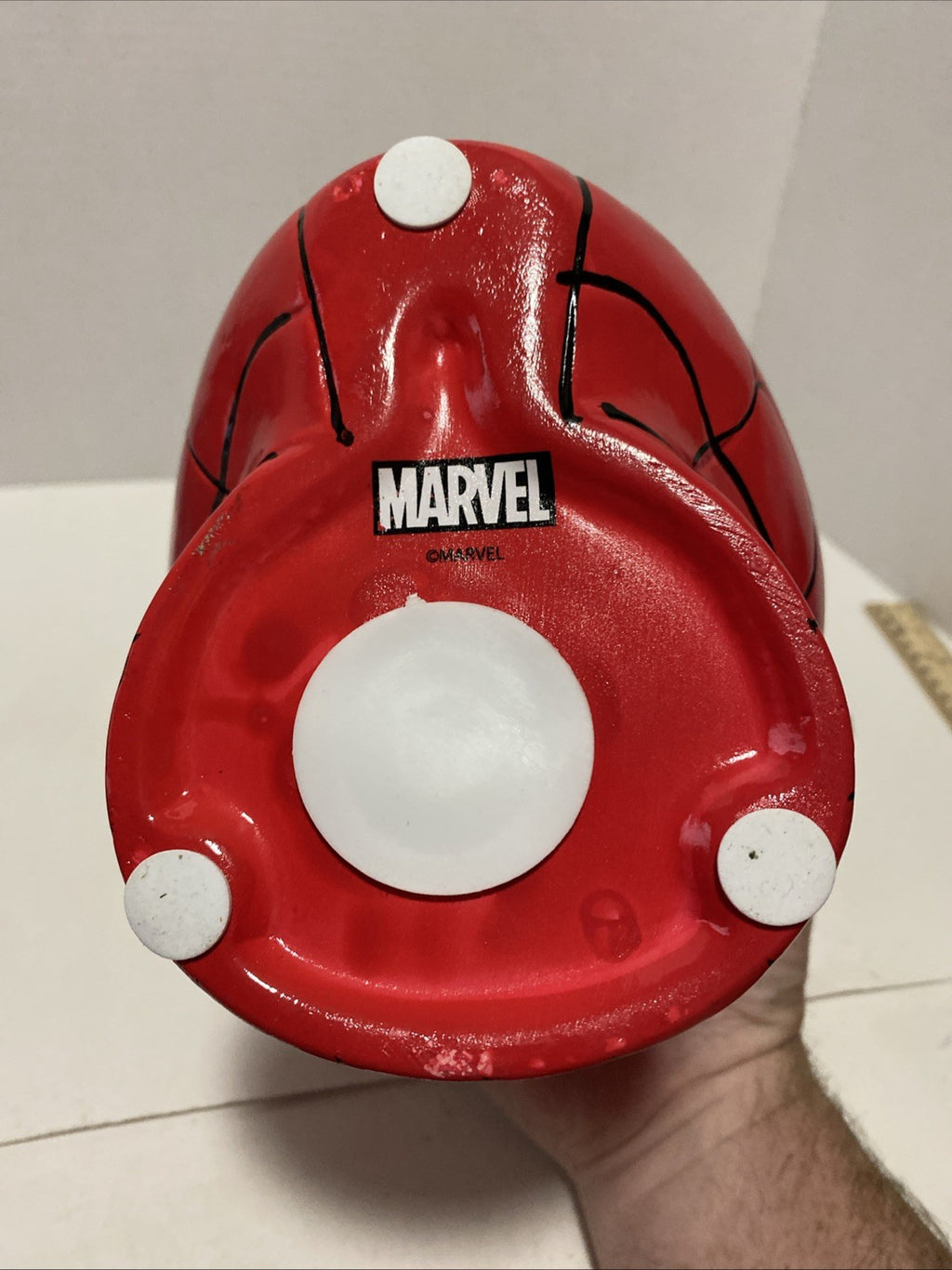 Marvel Spider-Man Head Ceramic Coin Bank