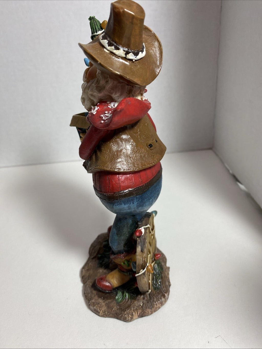 Vintage Shelf Sitting Rodeo Western Cowboy Christmas Cactus Shelf Sitters