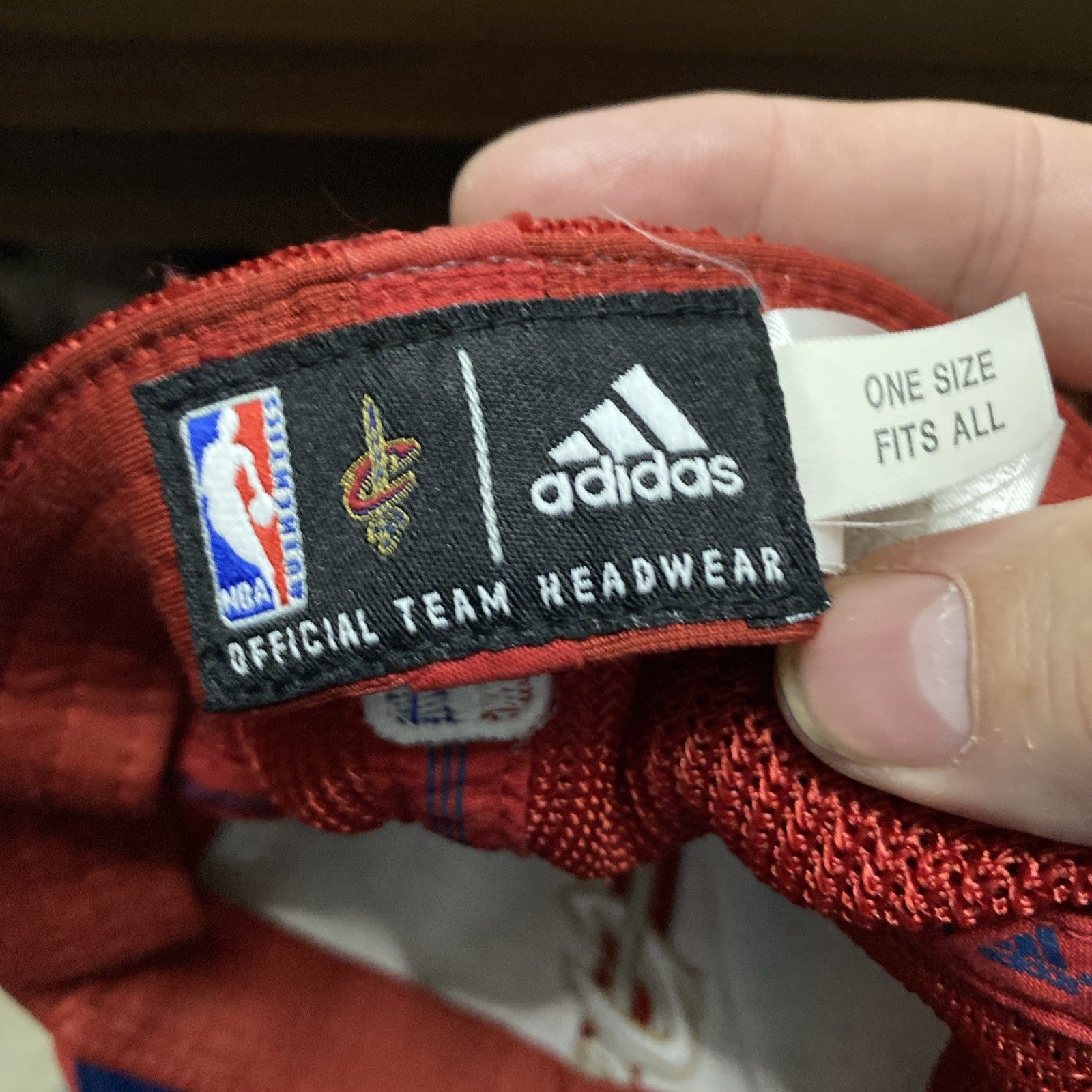 ADIDAS CLEVELAND CAVALIERS  mesh HAT one size fits all New Please see pictures.