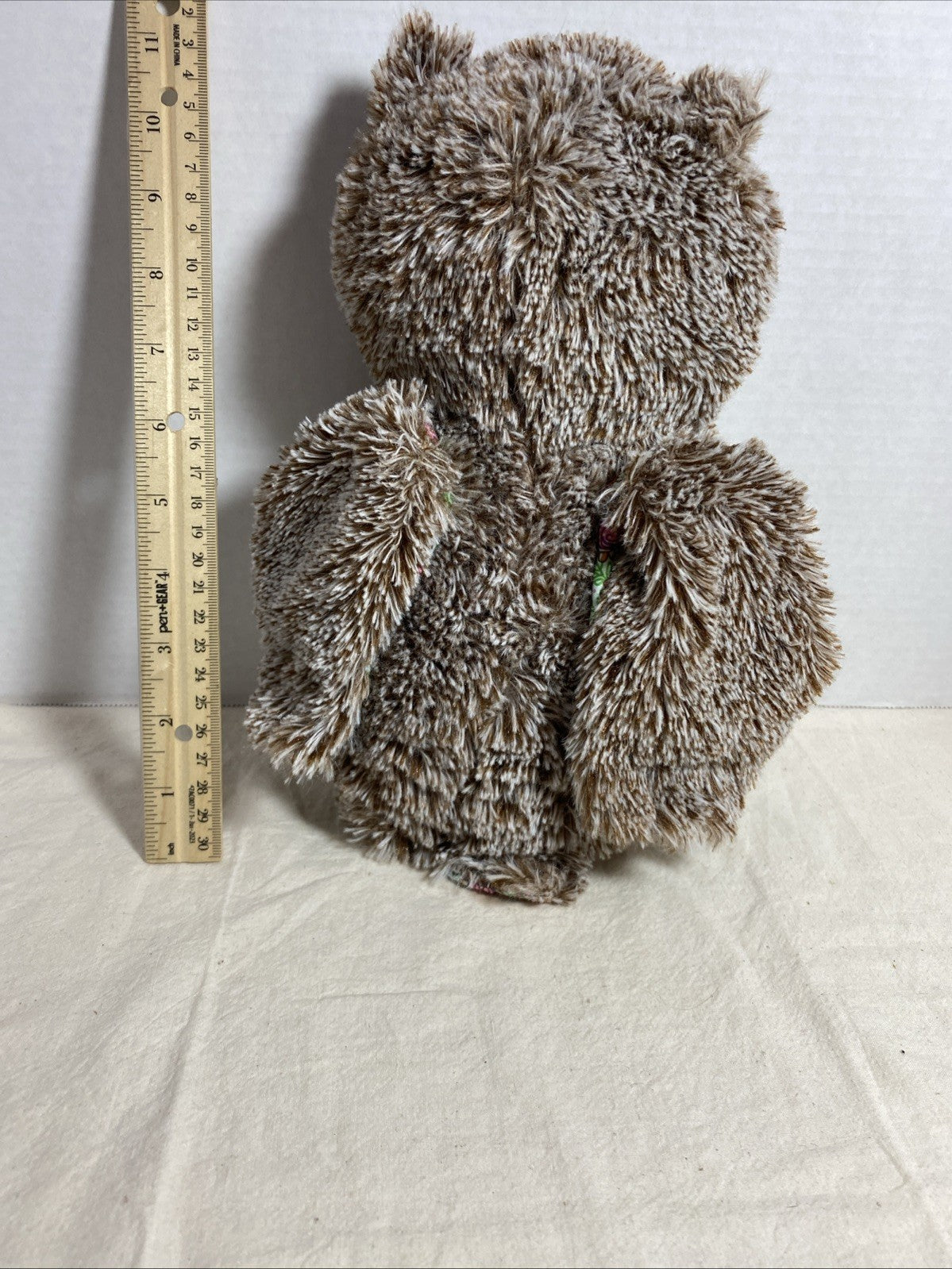 Little Brownie Girls Scouts Brown Gray Owl Bird Plush Stuffed Toy 10"