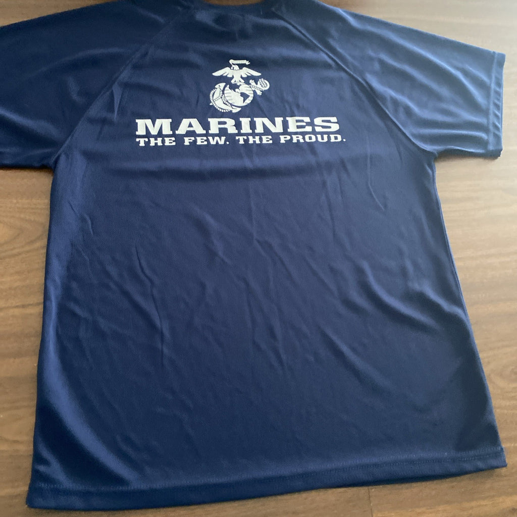 Marines Large Navy T-Shirt